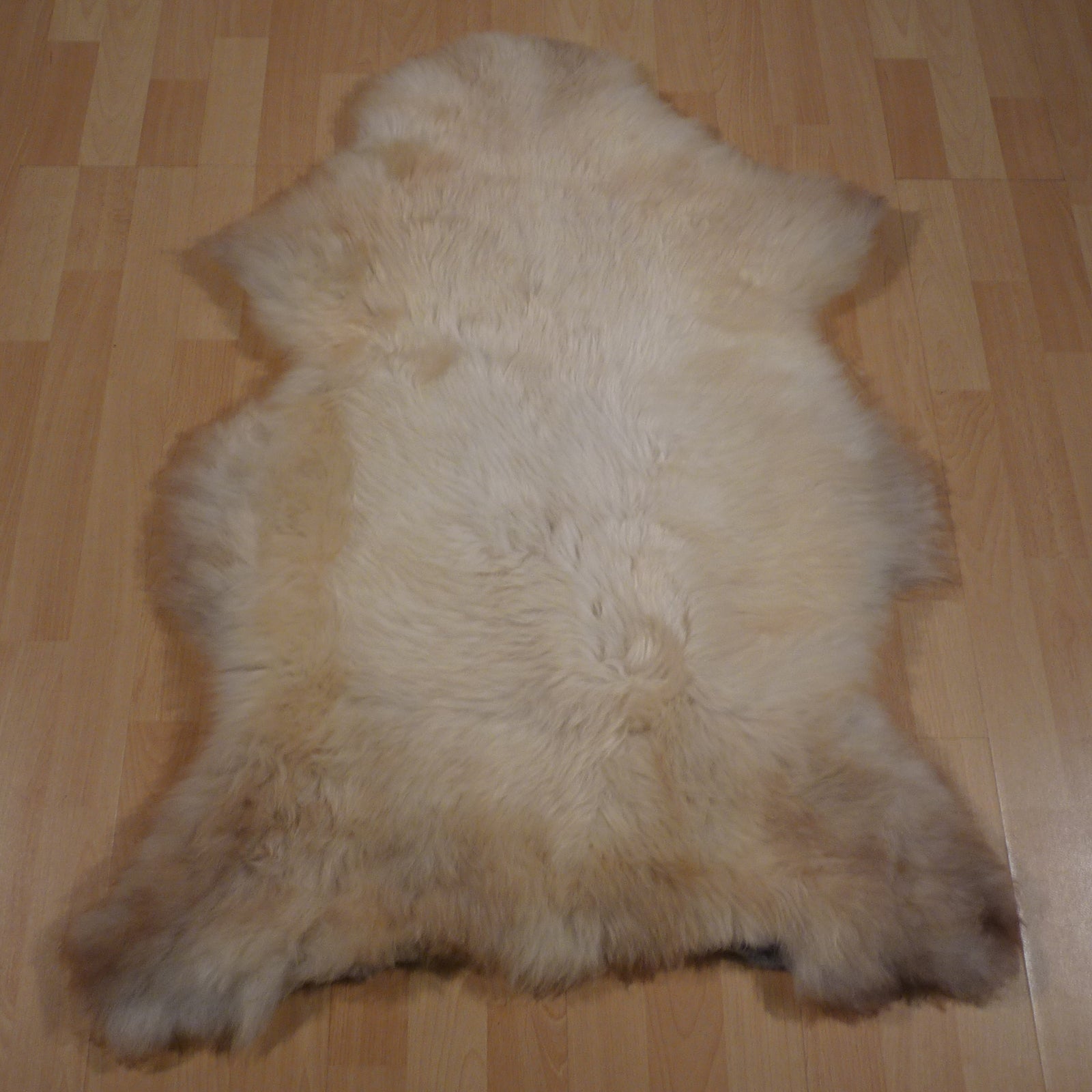 Exklusives Unikat Lammfell beige 115x75cm #14984