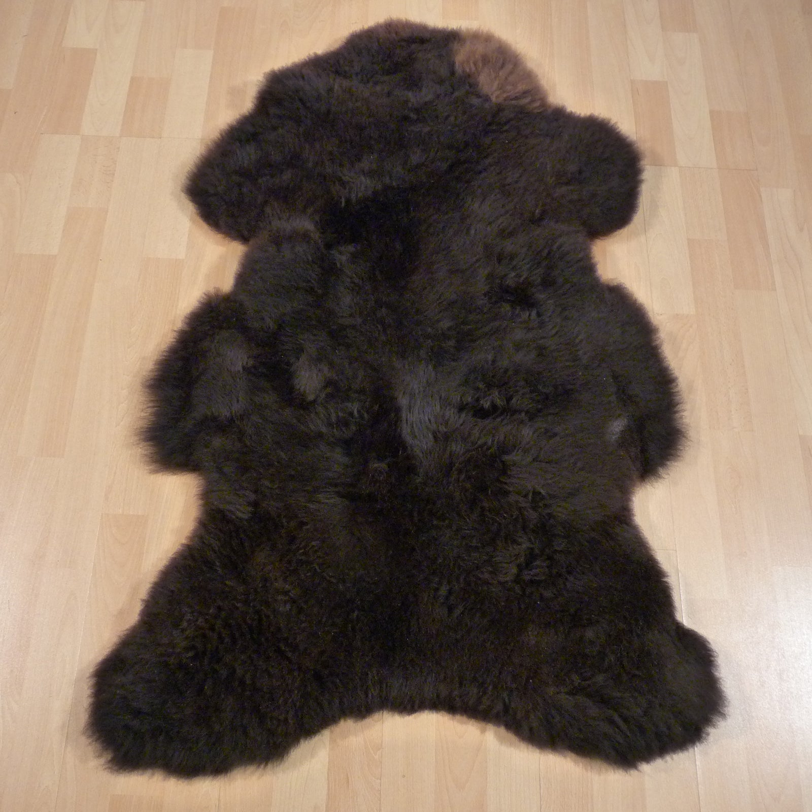 Exklusives Unikat Schaffell braun 120x80cm #15106