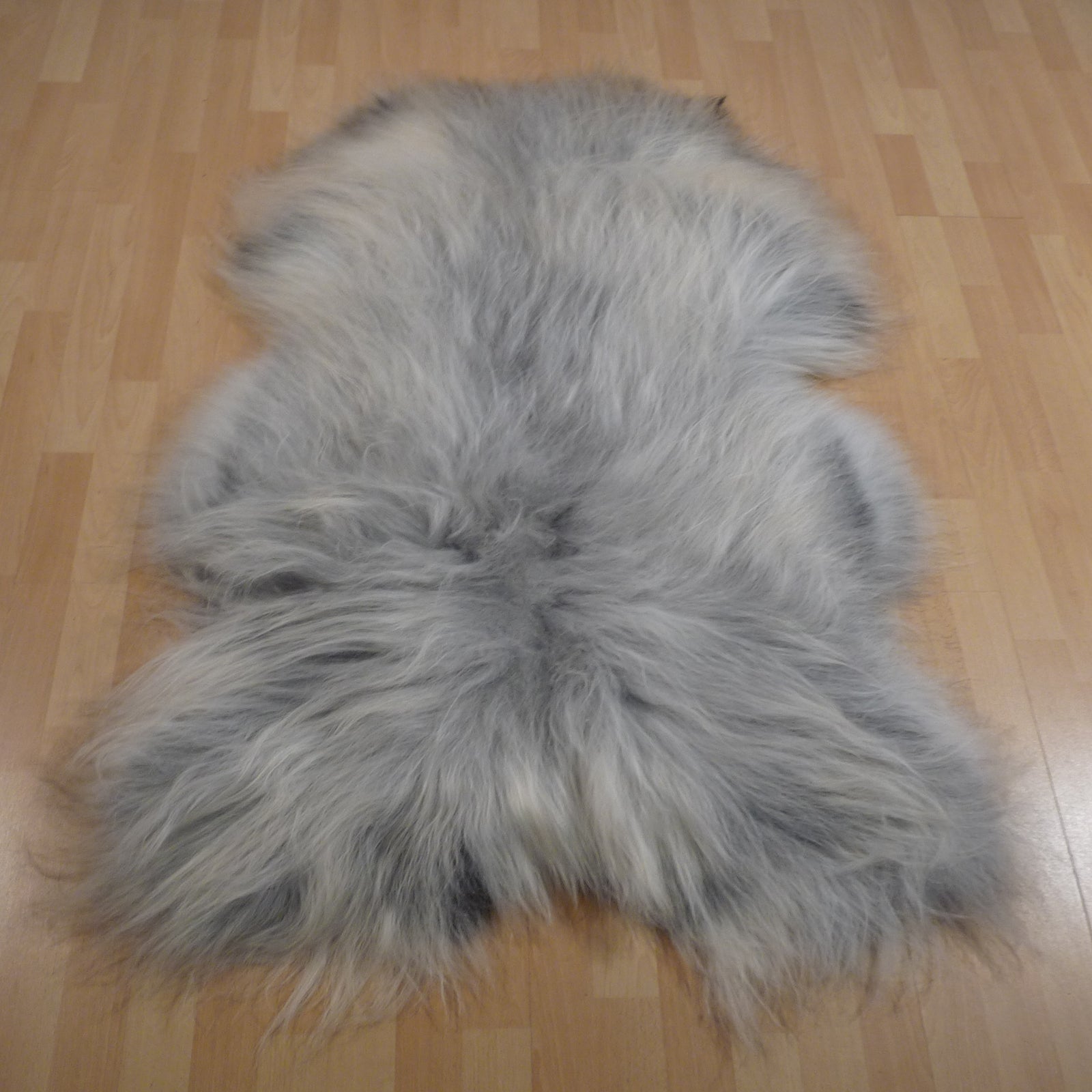 Exklusives Unikat Islandschaffell silbergrau 135x95cm #15791