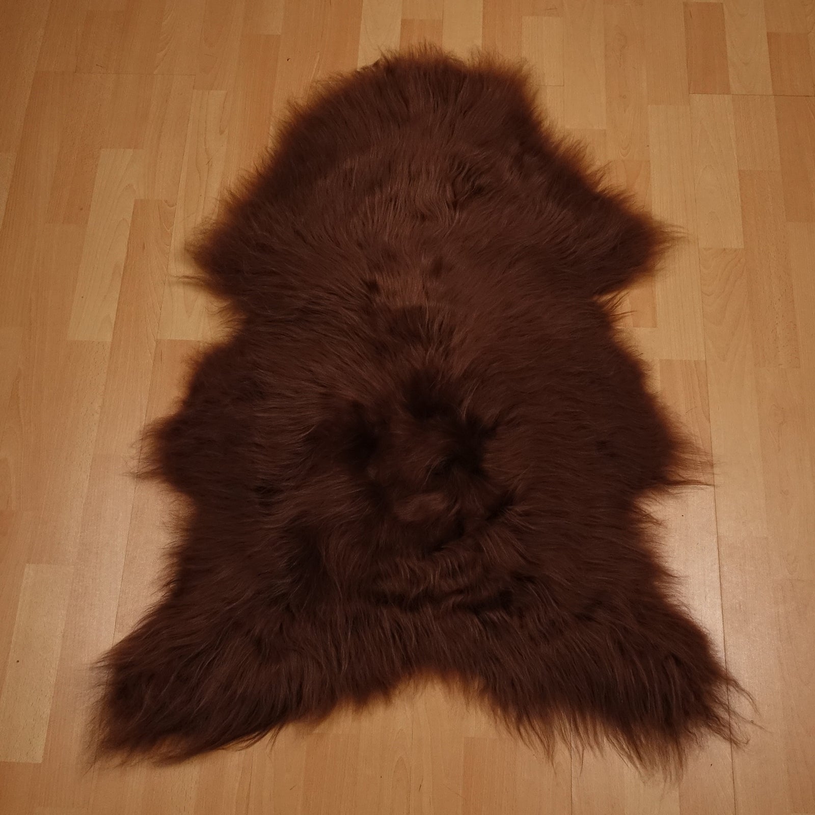 Exklusives Unikat Islandschaffell rotbraun 105x75cm #15858
