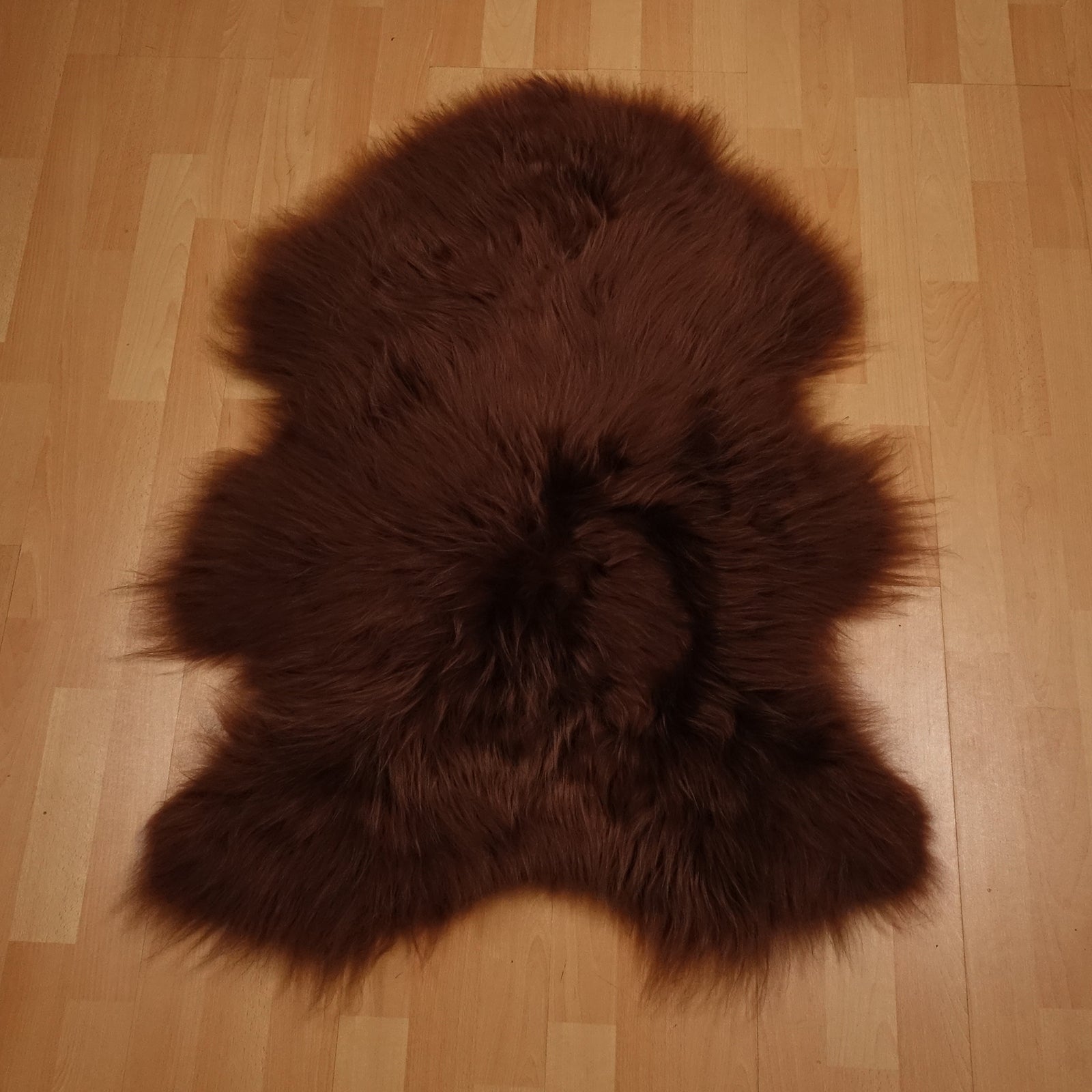 Exklusives Unikat Islandschaffell rotbraun 100x75cm #15859