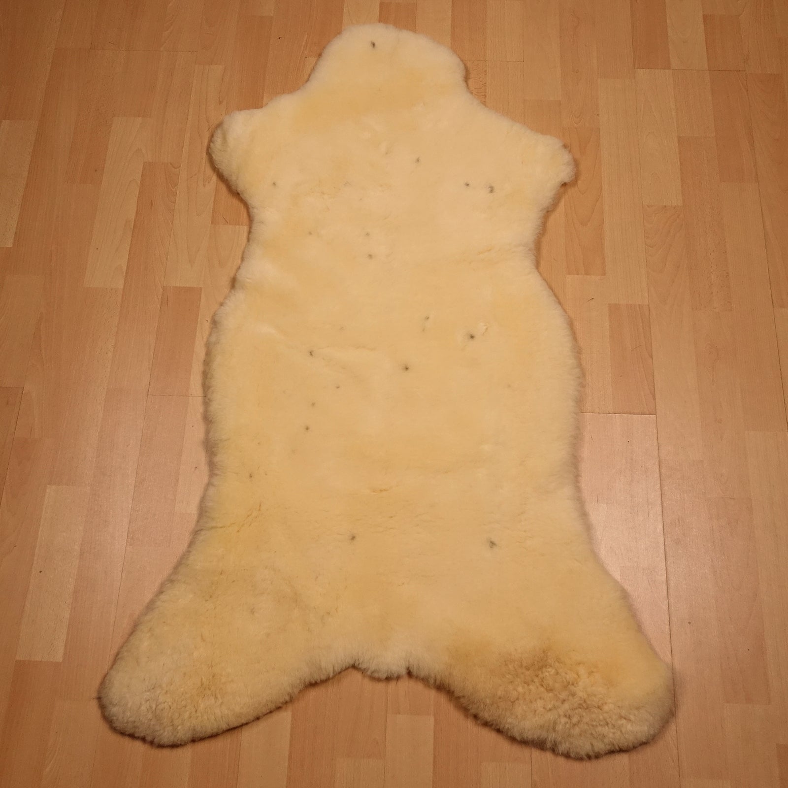 Exklusives Unikat Kurzhaar Lammfell medizinisch gegerbt 120x60cm #15878