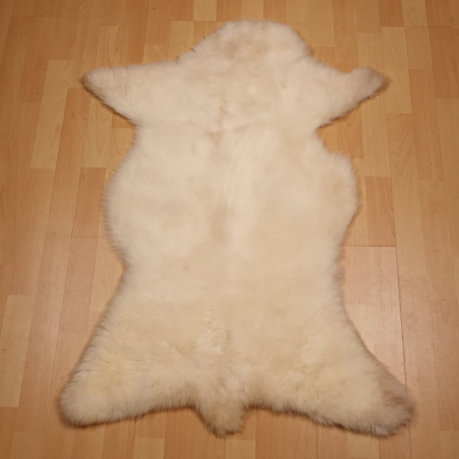 Exklusives Unikat Lammfell creme 105x60cm #15879