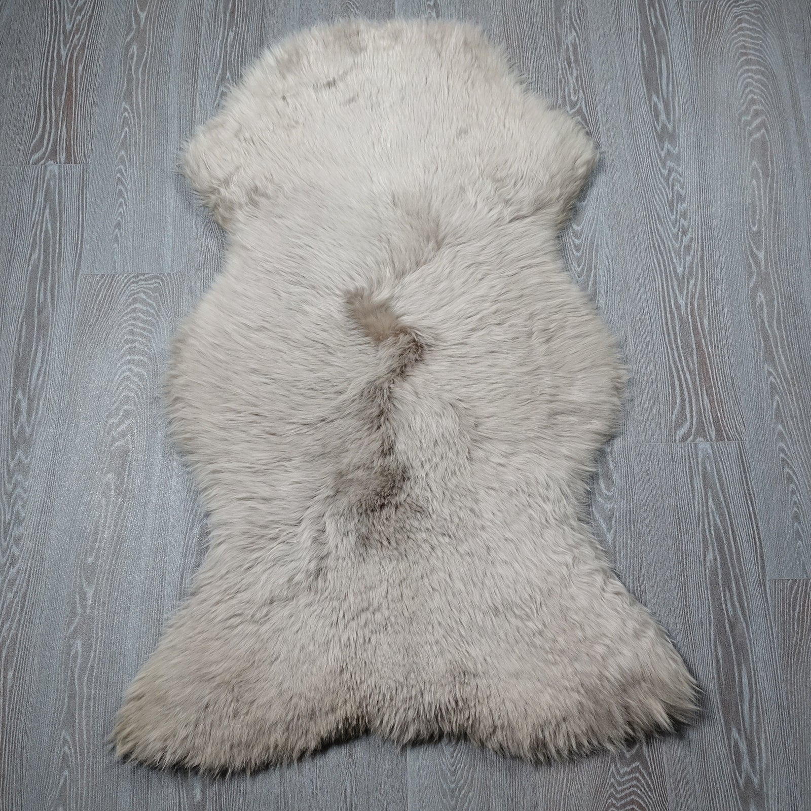 Exklusives Unikat Schaffell beigebraun 120x75cm #15895