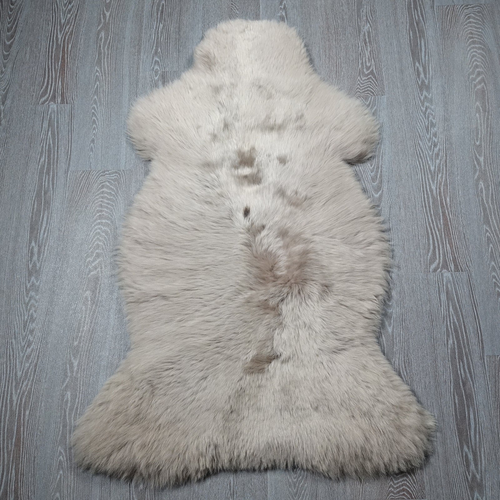 Exklusives Unikat Schaffell beigebraun 120x70cm #15896