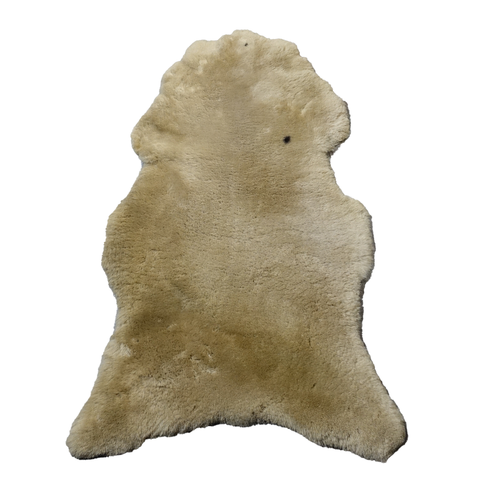 Exklusives Unikat Schaffell sand - braun 120x70cm #15902