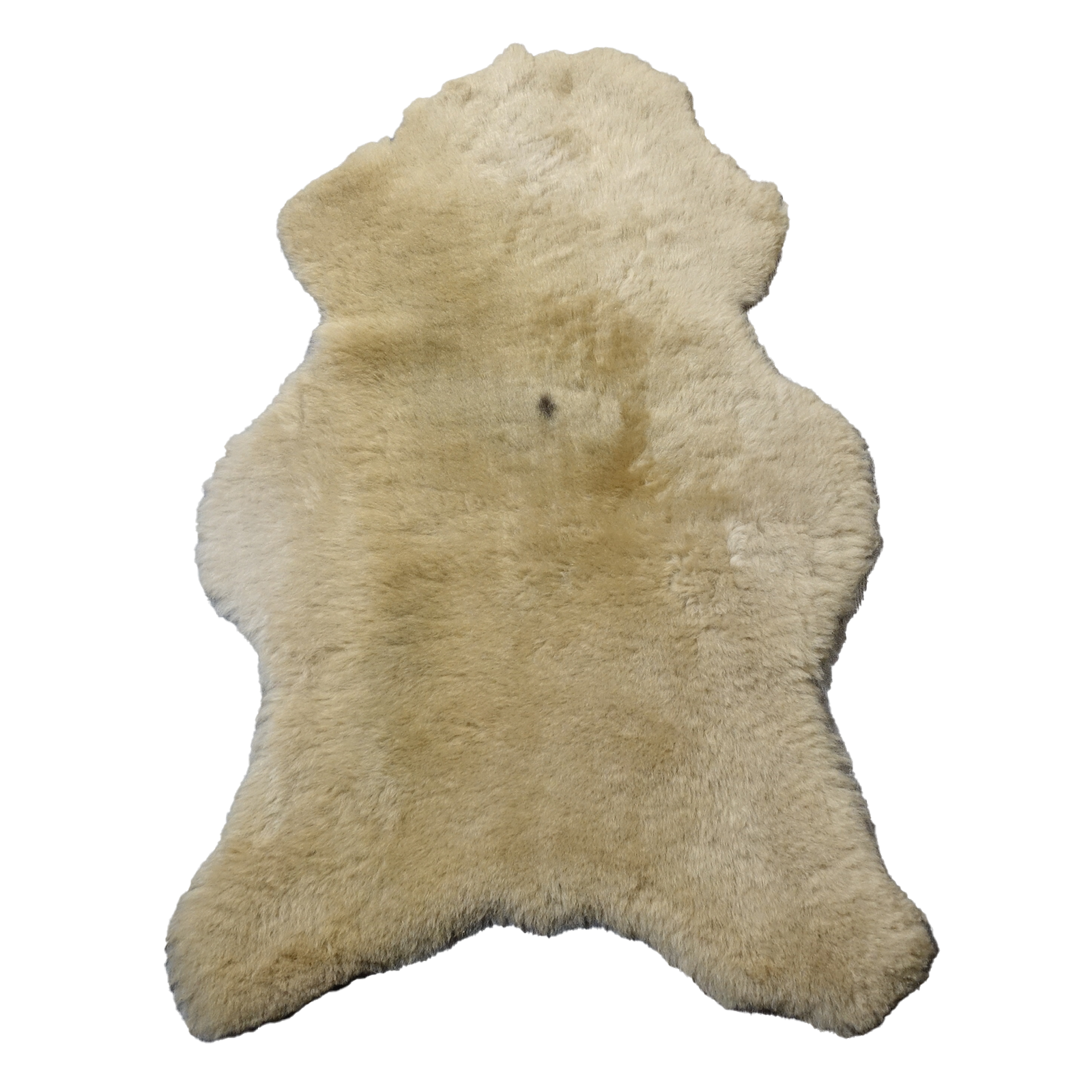 Exklusives Unikat Lammfell sand - braun 110x70cm #15903