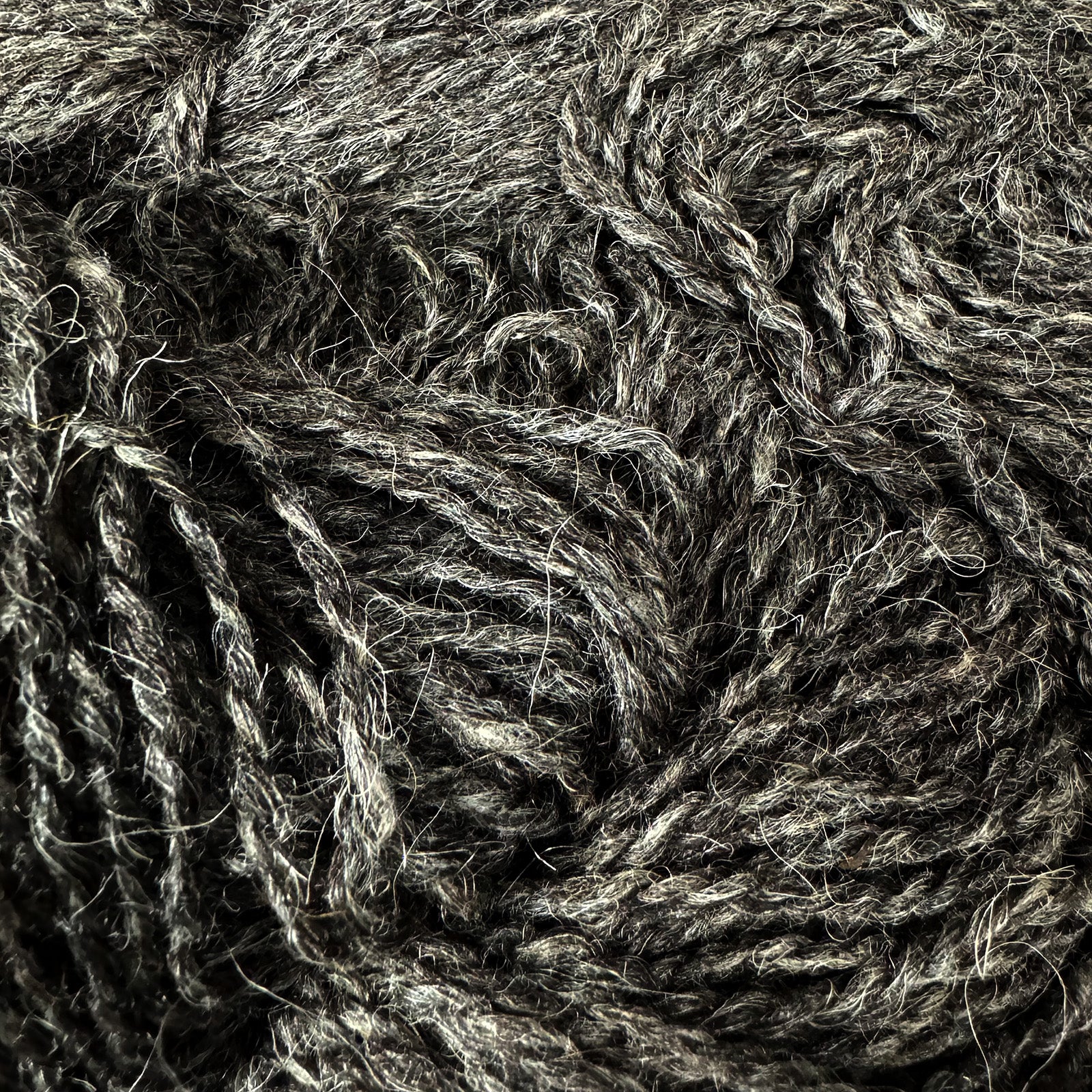 Echte Schafwolle Strickwolle 1000g dunkelgrau