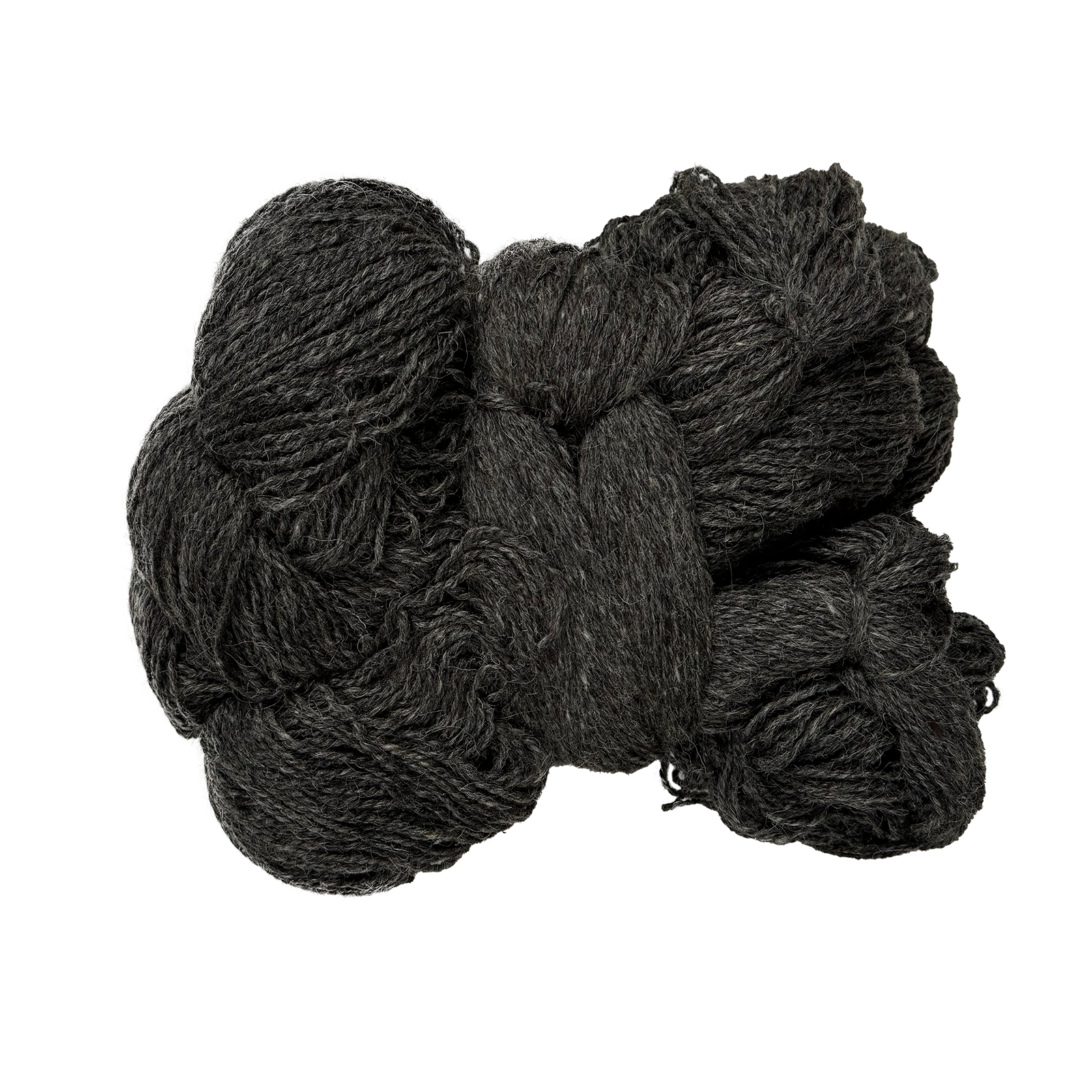 Echte Schafwolle Strickwolle 1000g dunkelgrau
