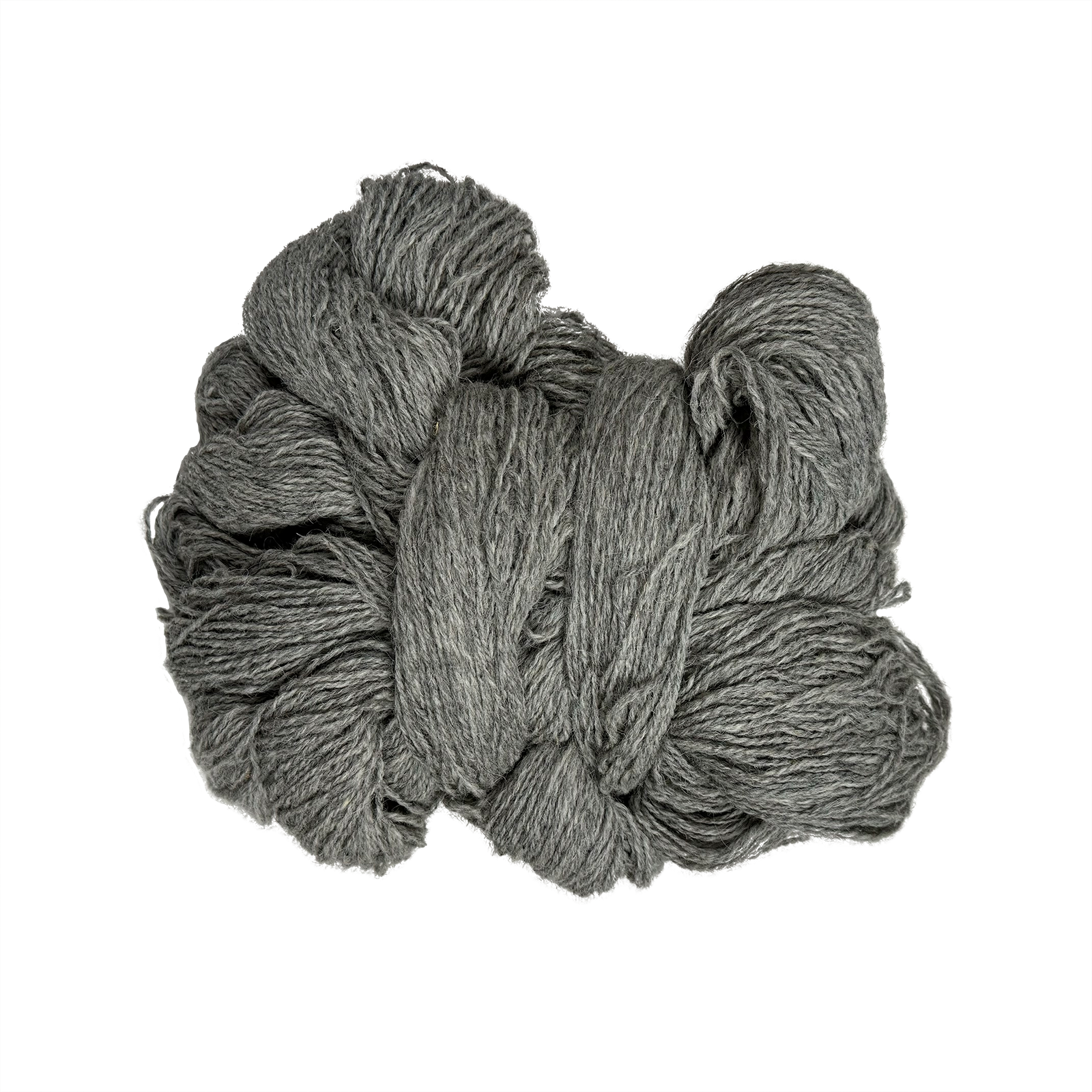Echte Schafwolle Strickwolle 1000g hellgrau