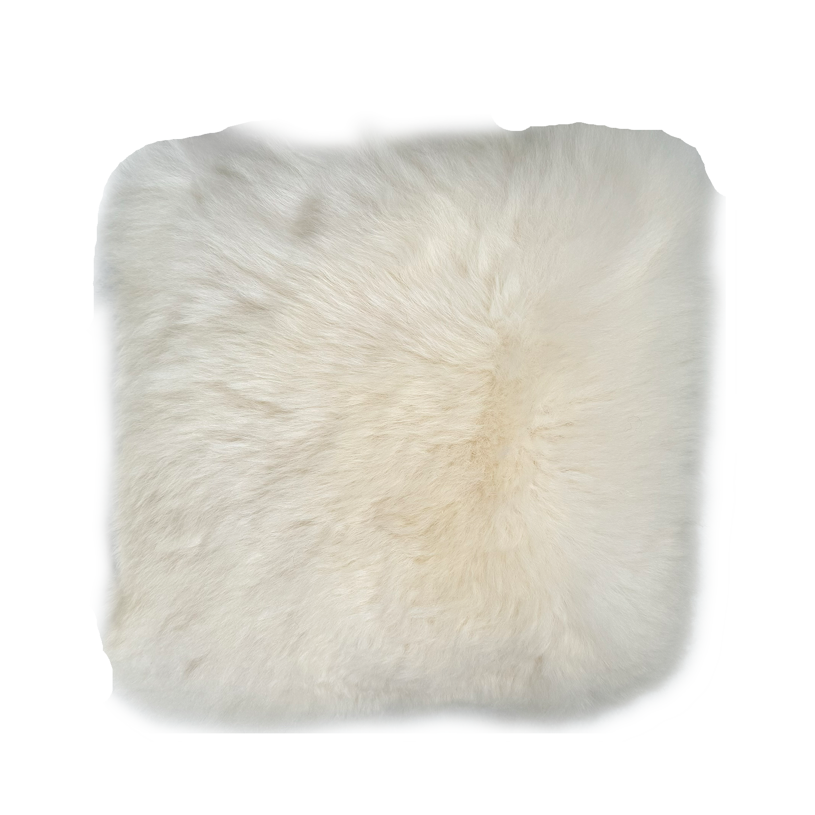 MEIWITT® Schaffellkissen Kissen aus echtem Schaffell weiss