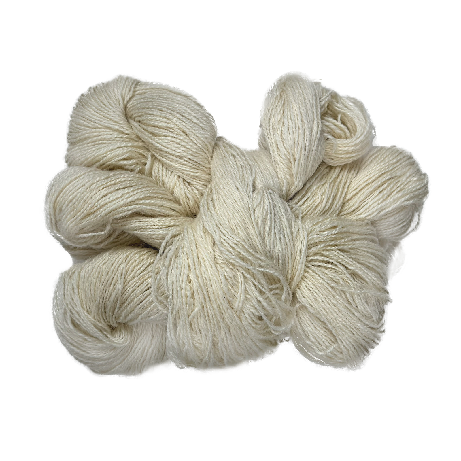Echte Schafwolle Strickwolle 1000g weiss