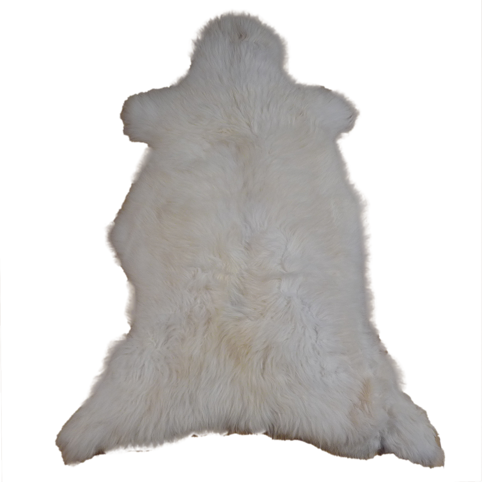 Exklusives Unikat Schaffell hellbraun - beige 95x70cm #14604