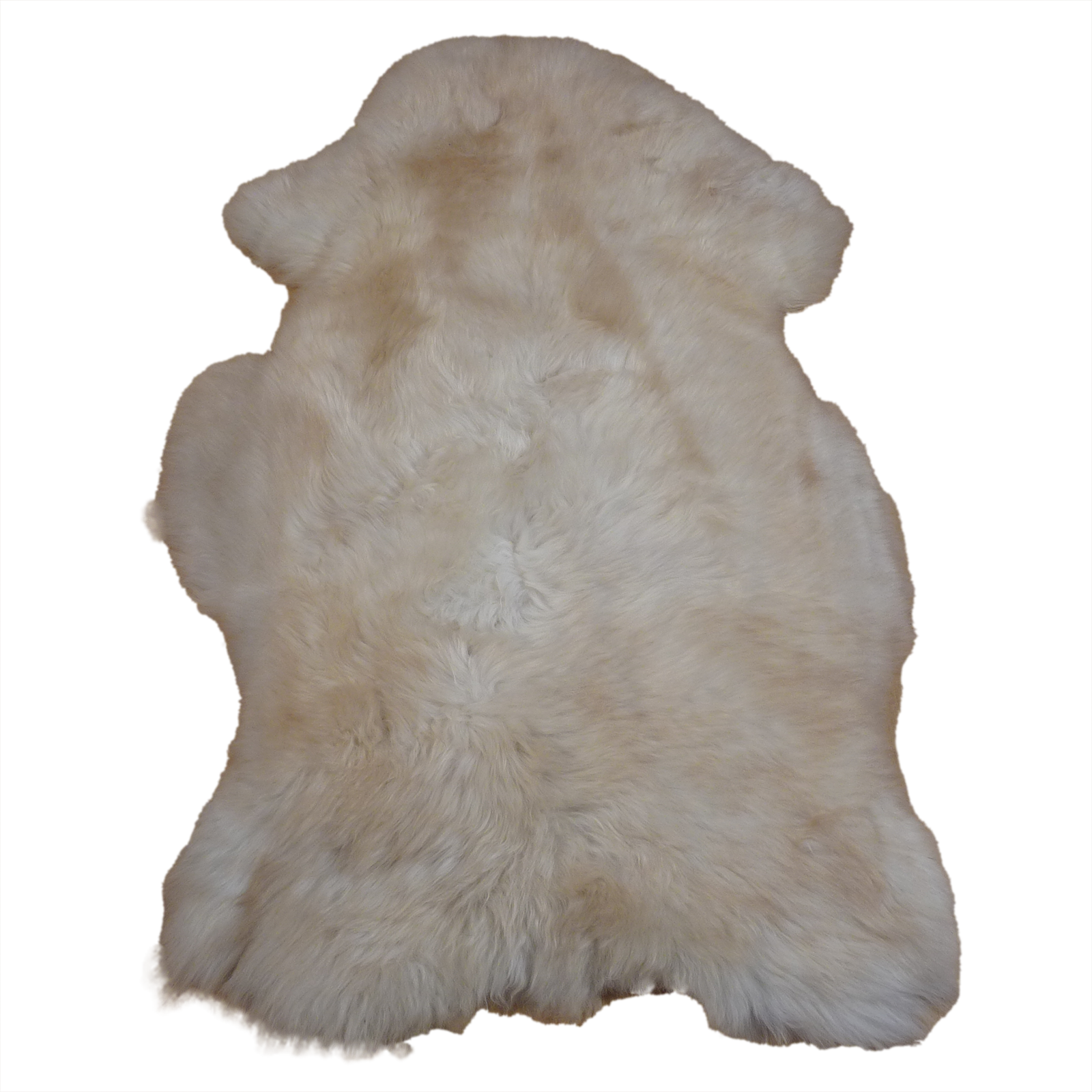 Exklusives Unikat Schaffell beige - braun 120x80cm #14813