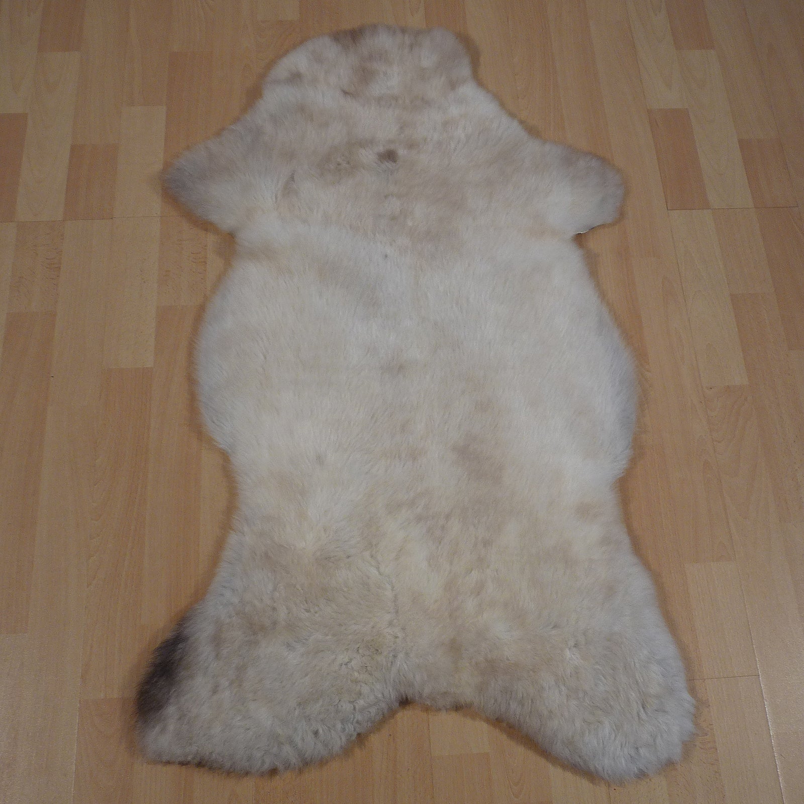 Exklusives Unikat Schaffell hellbraun - beige 110x75cm #14819