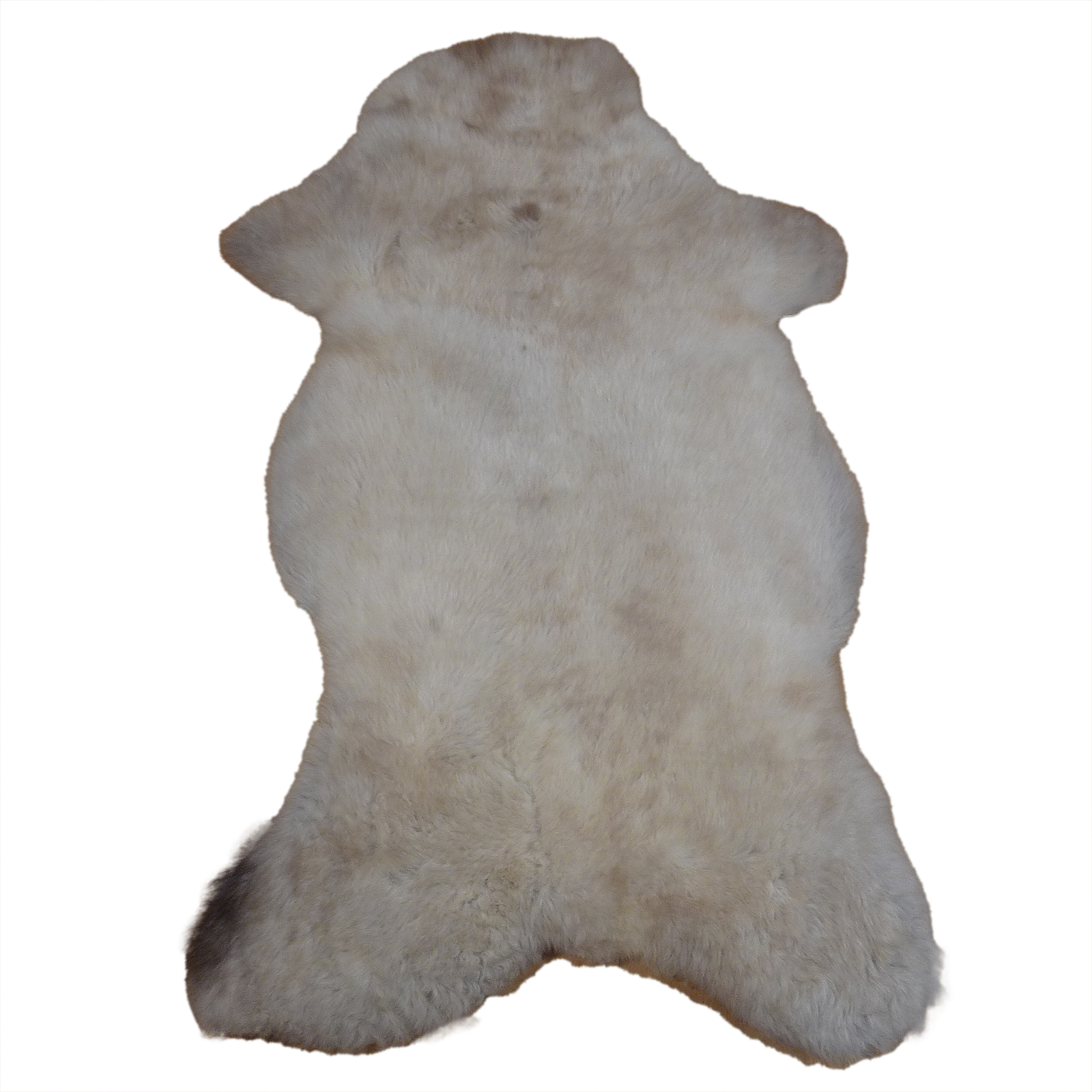 Exklusives Unikat Schaffell hellbraun - beige 110x75cm #14819