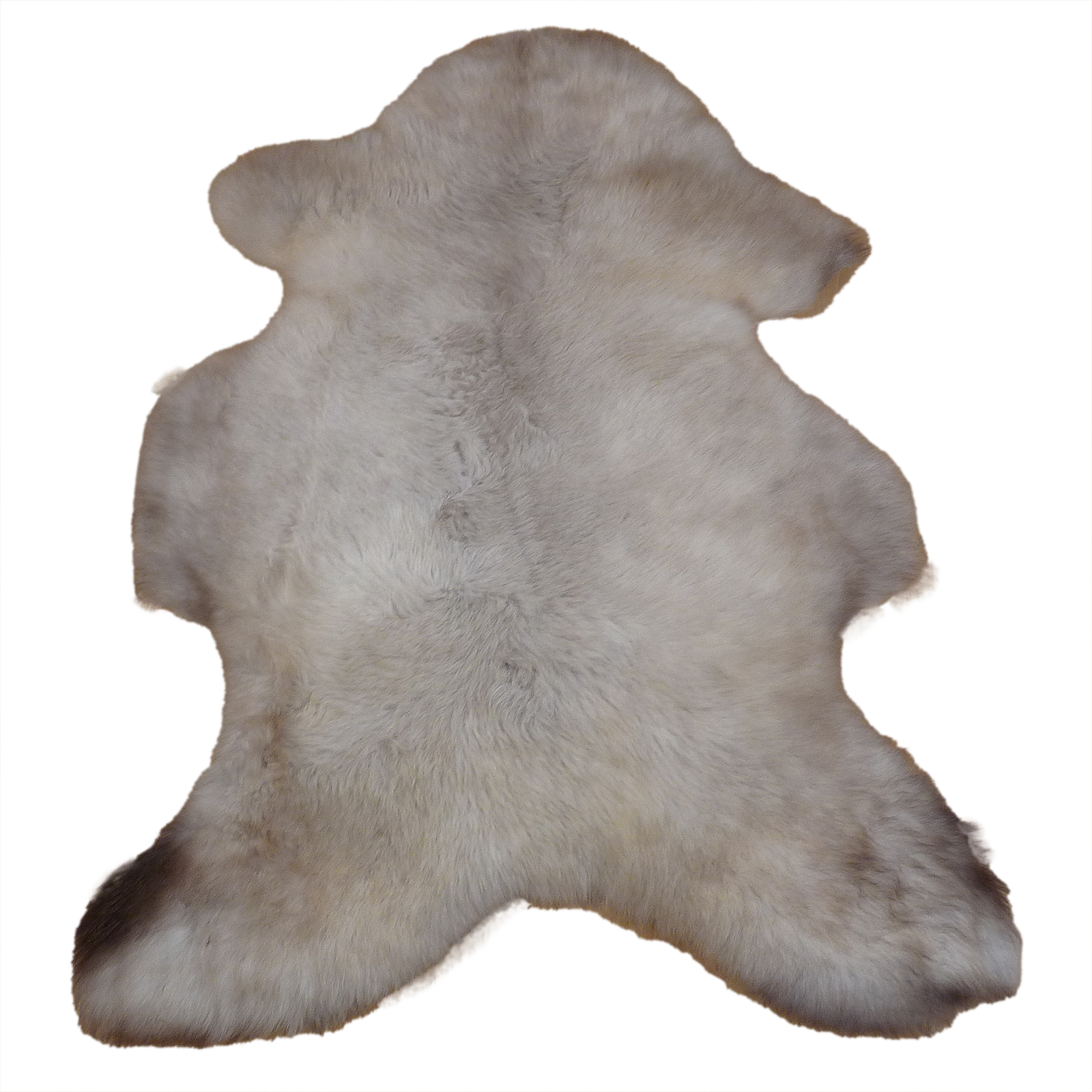 Exklusives Unikat Lammfell beige - hellbraun 110x80cm #14821