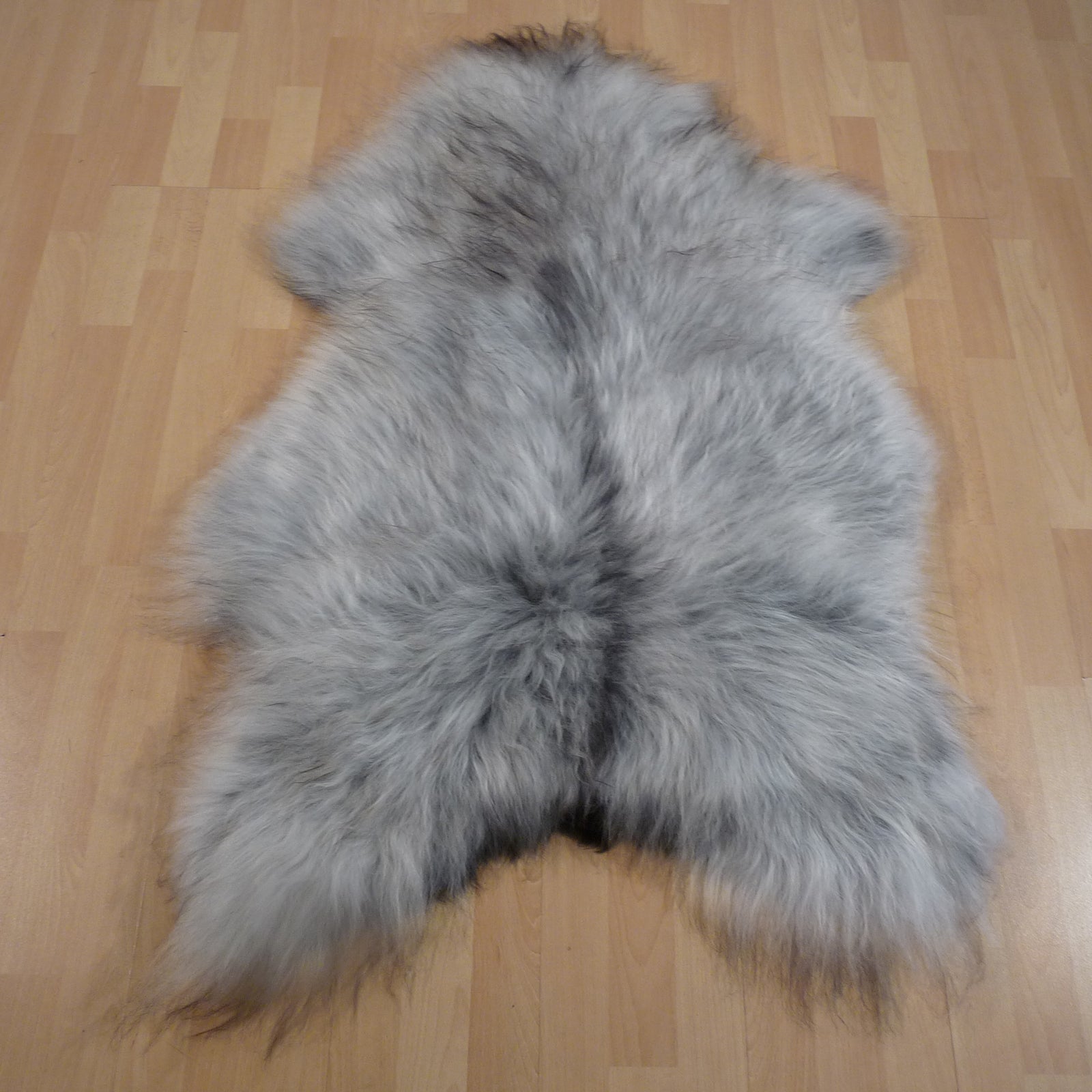 Exklusives Unikat Islandschaffell grau 130x90cm #15268