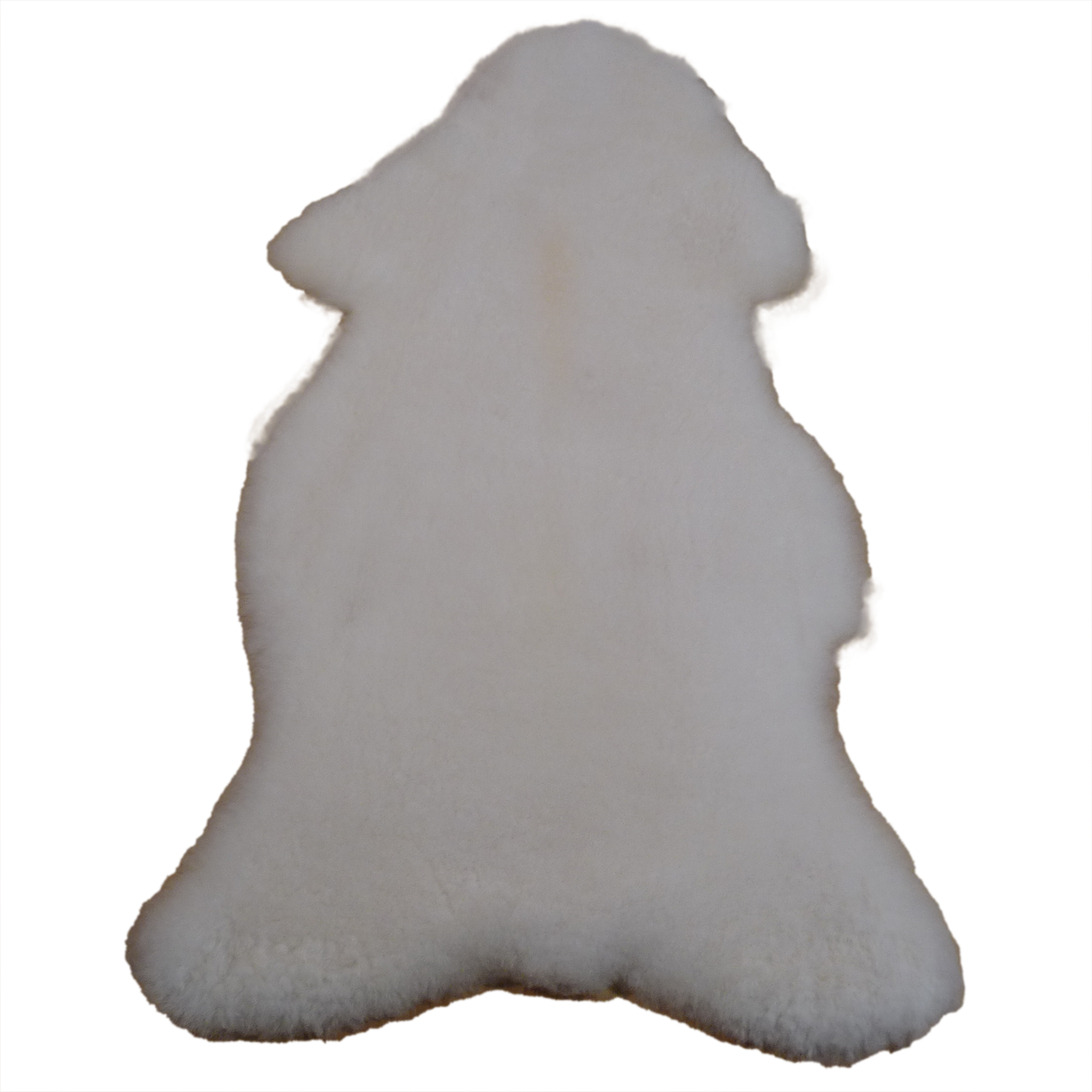 Exklusives Unikat Kurzhaar Lammfell weiss 115x65cm #15681