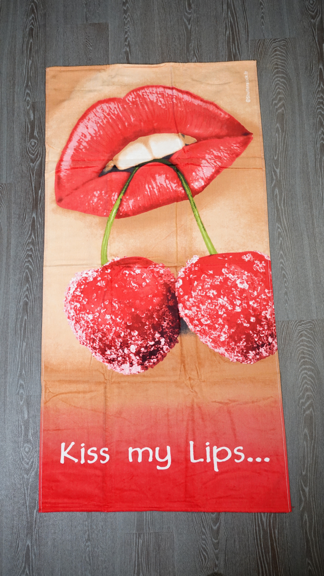 Handtuch Strandtuch Badehandtuch Saunatuch Motiv Kiss 150x70cm