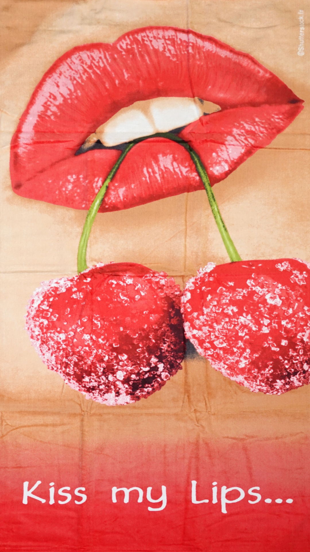 Handtuch Strandtuch Badehandtuch Saunatuch Motiv Kiss 150x70cm