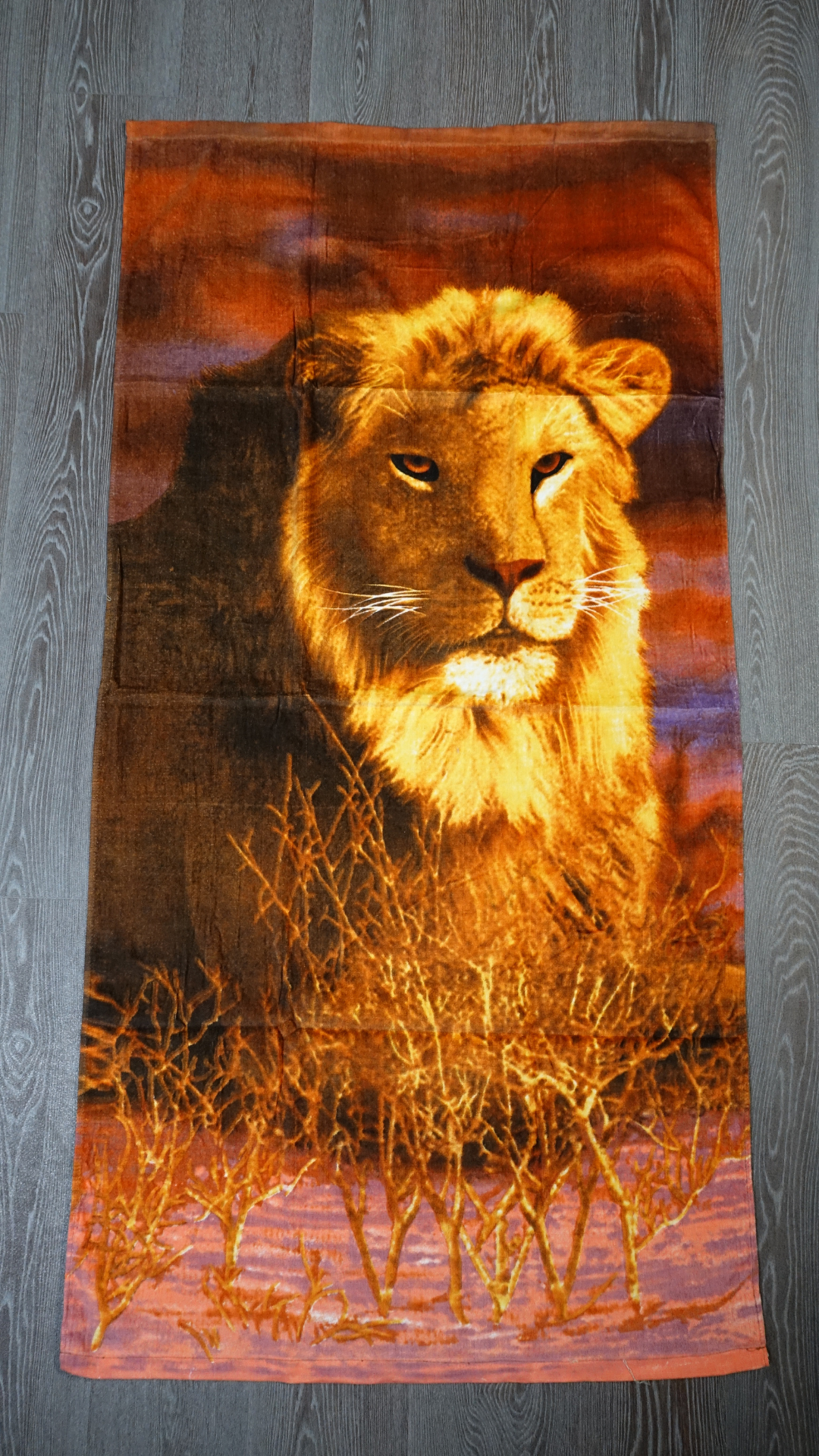 Handtuch Strandtuch Badehandtuch Saunatuch Motiv Löwe 150x70cm