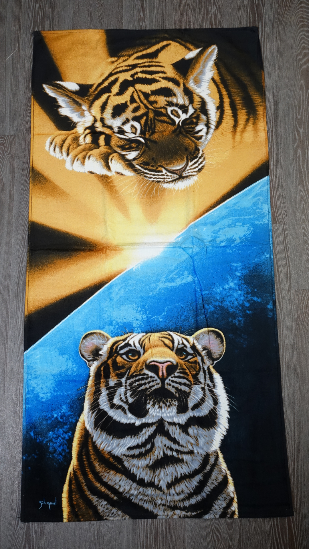 Handtuch Strandtuch Badehandtuch Saunatuch Motiv Tiger 150x70cm