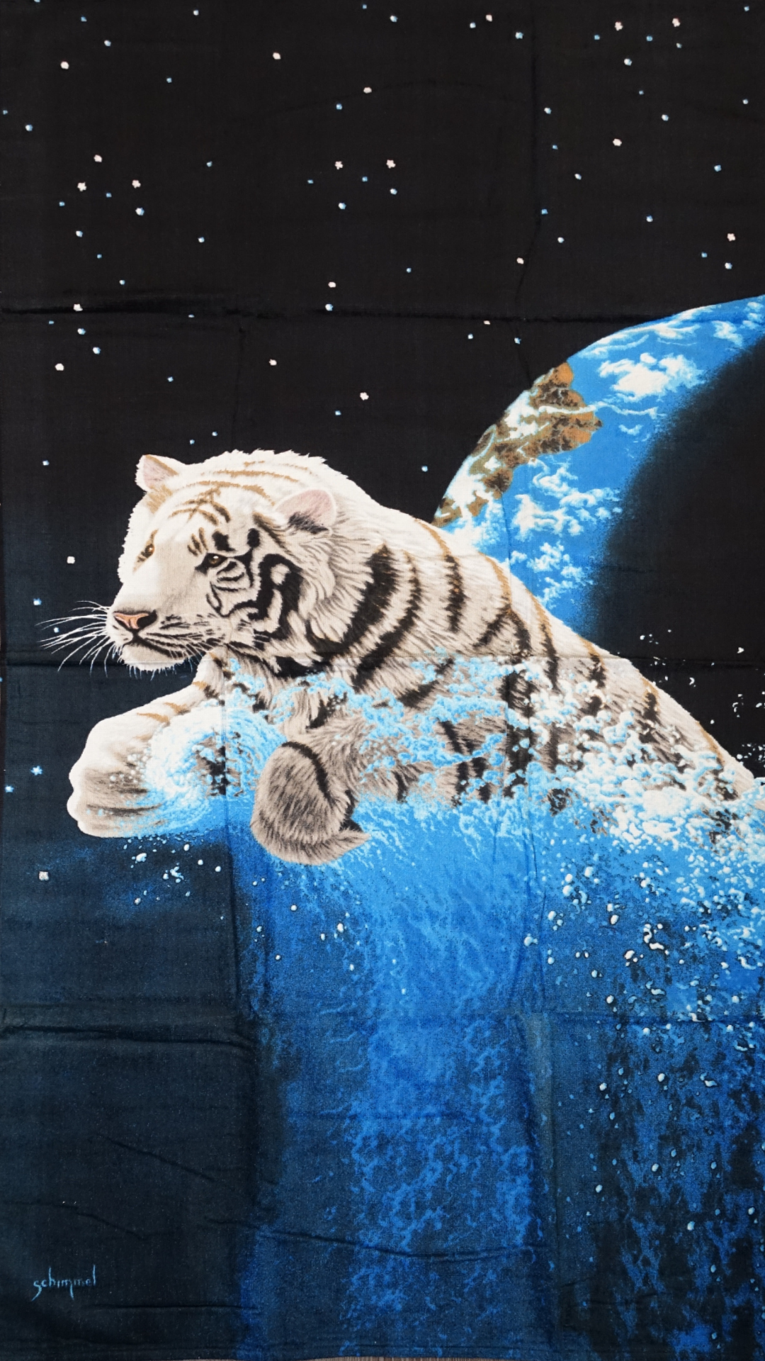 Handtuch Strandtuch Badehandtuch Saunatuch Motiv Tiger 150x70cm