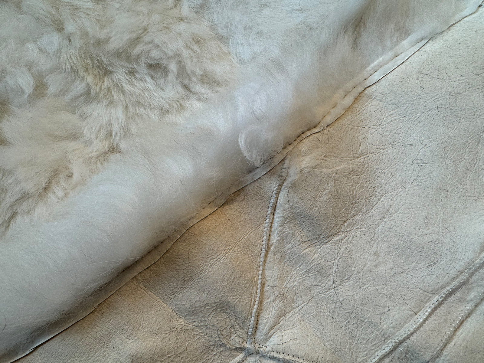 Echter Pelzläufer PL-114 Fellläufer Lammfellläufer 160x60cm weiß