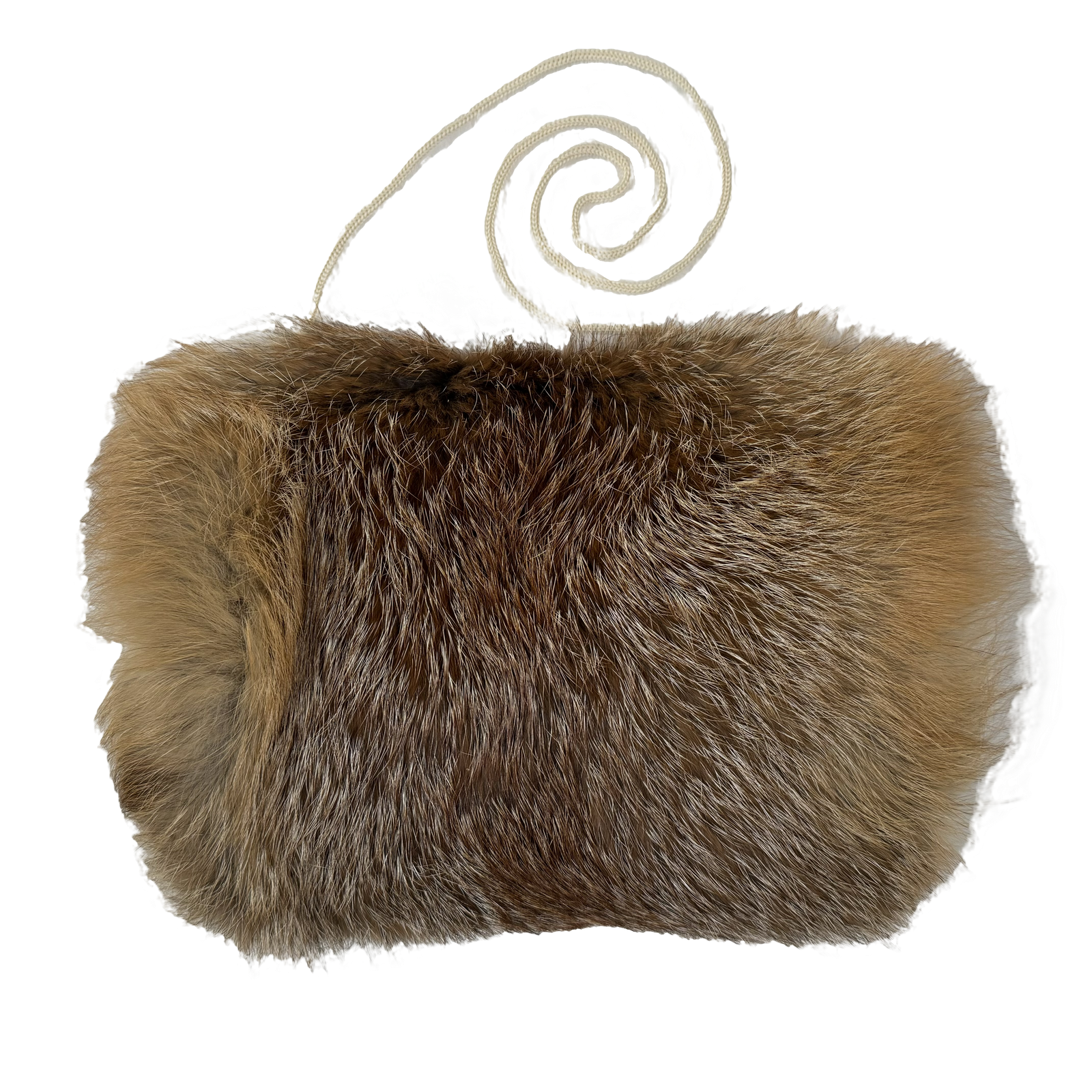 MEIWITT® Handwärmer Muff aus echtem Rotfuchsfell