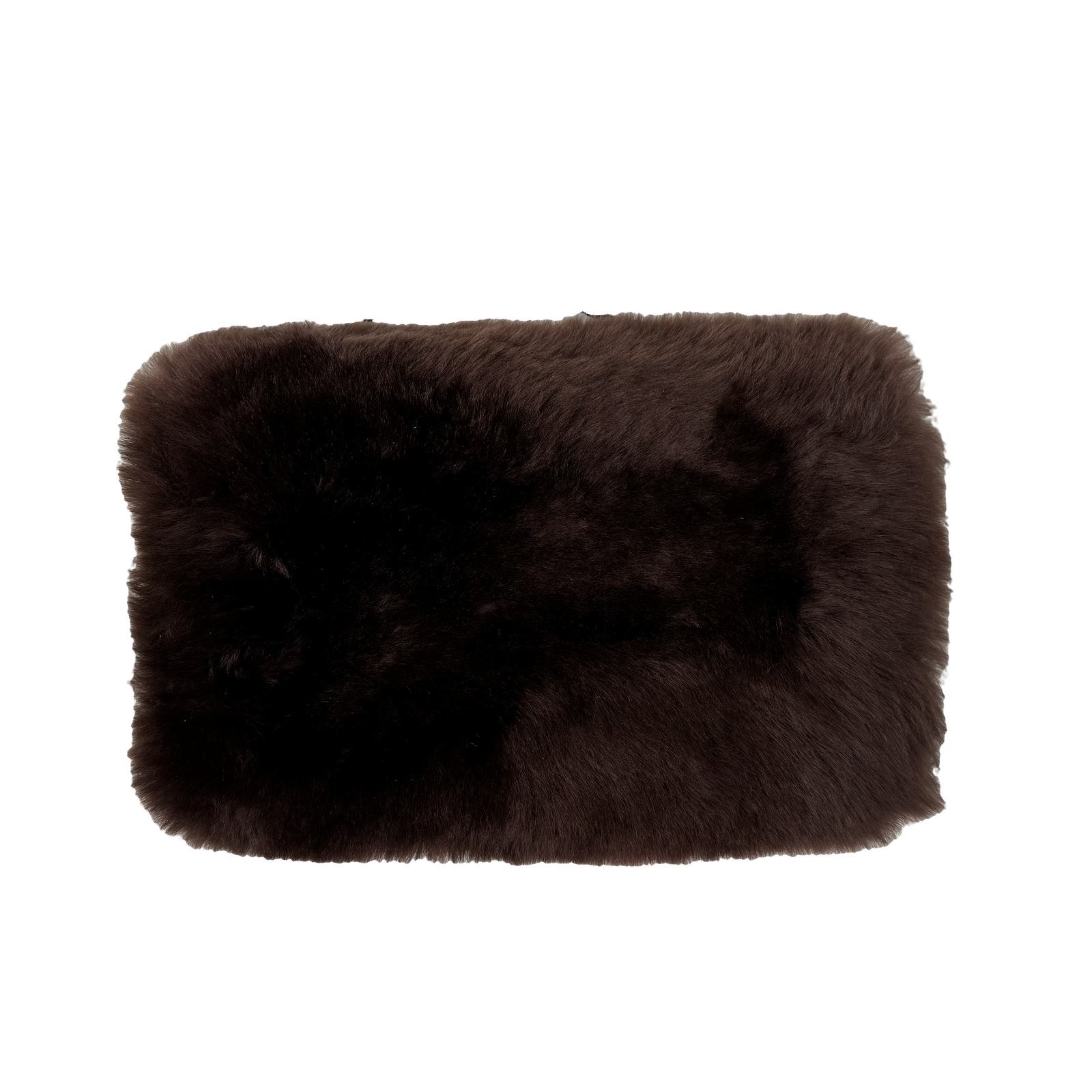MEIWITT® Handwärmer Muff aus echtem Lammfell braun