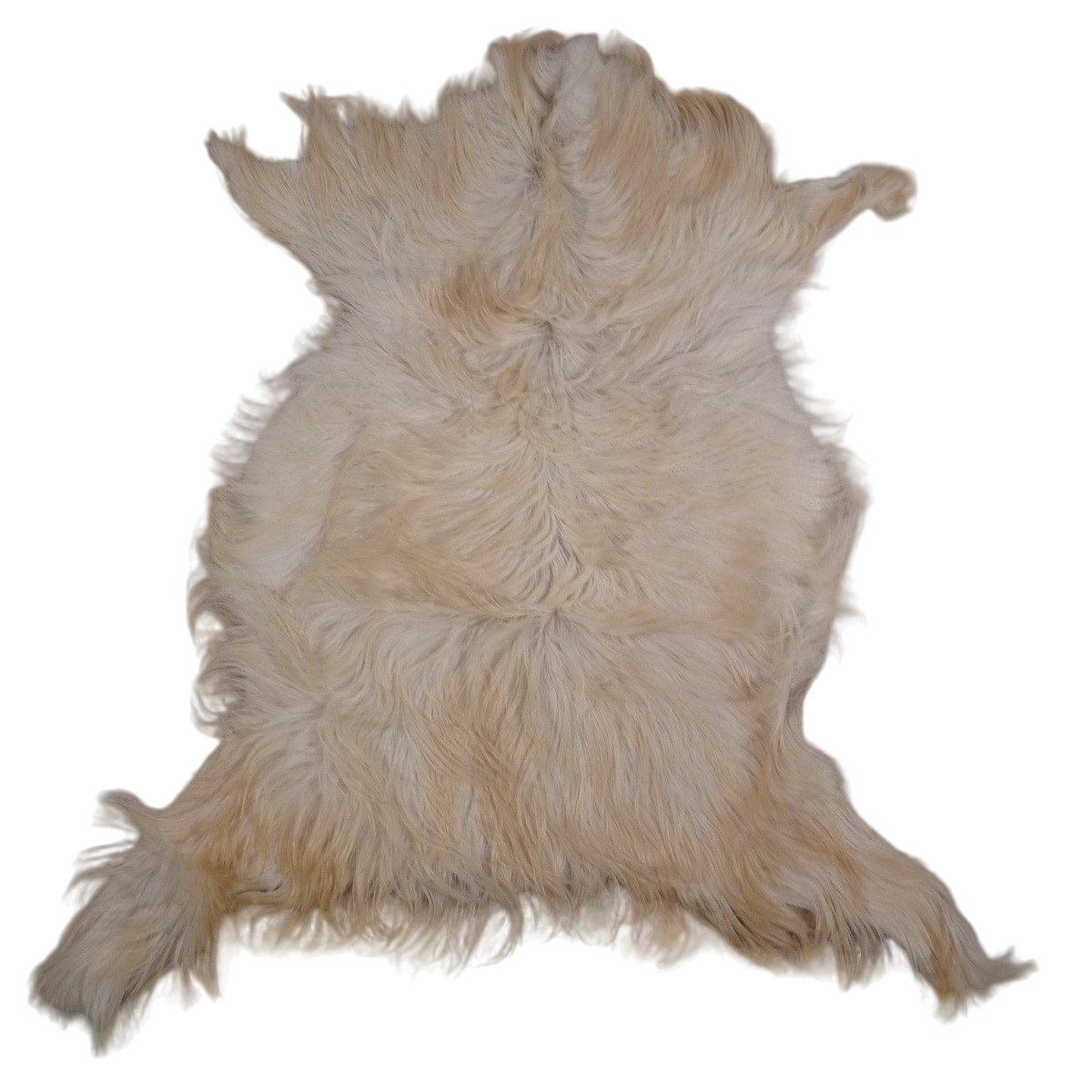 Ziegenfell beige 105x65cm #139
