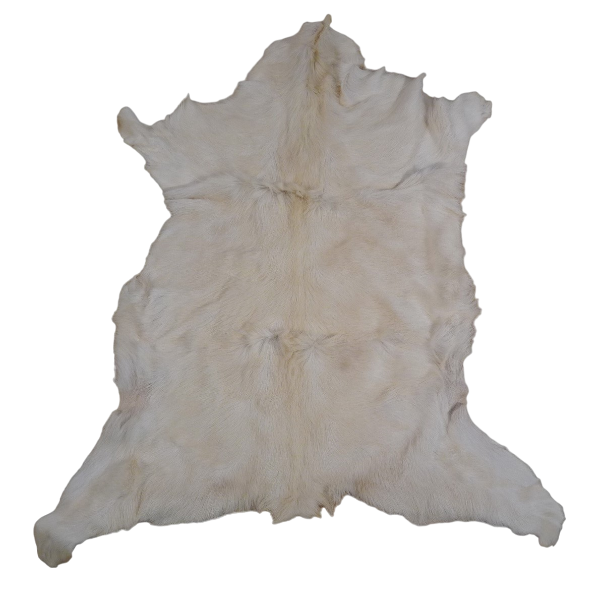 Ziegenfell weiss-beige 115x70cm #154