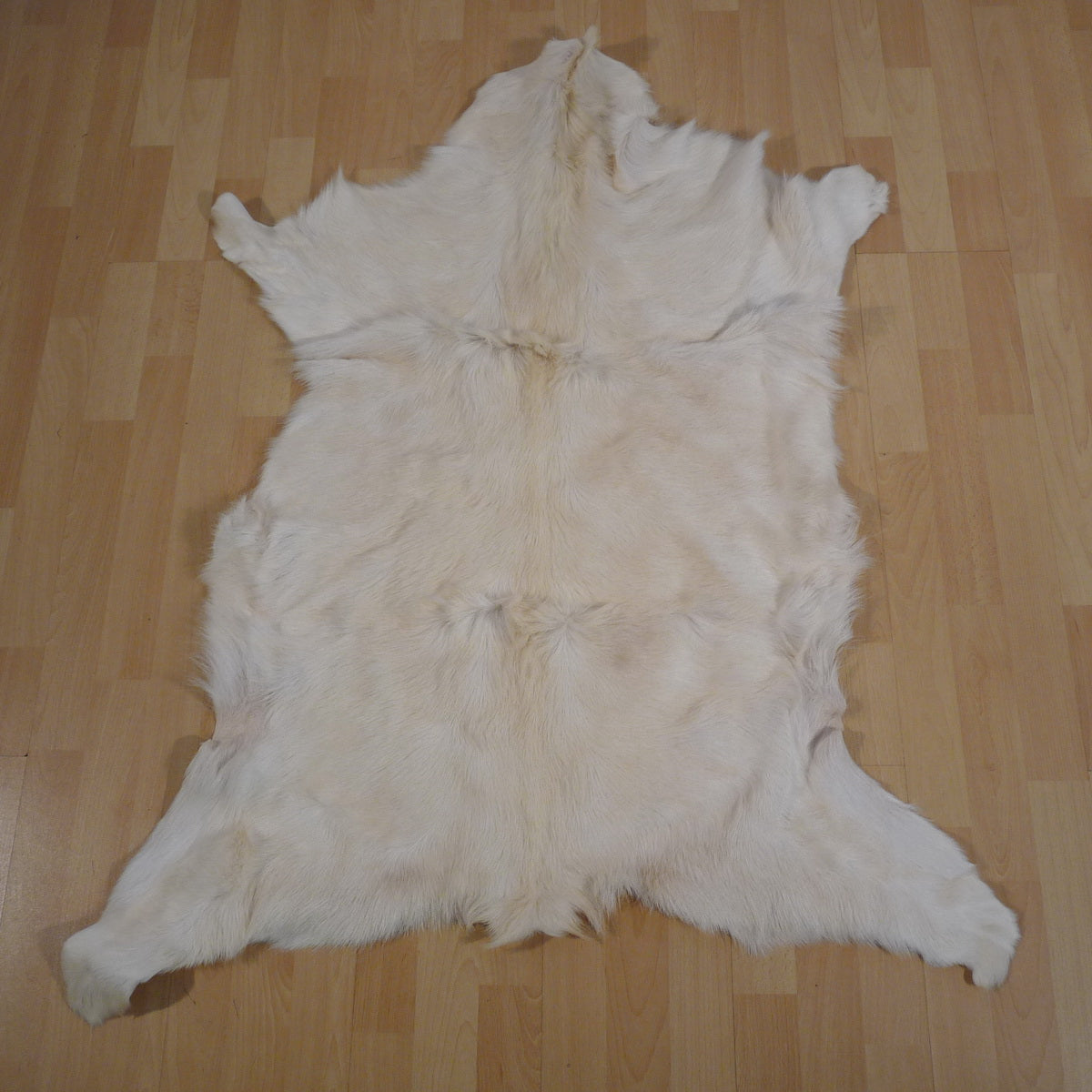 Ziegenfell weiss-beige 115x70cm #154