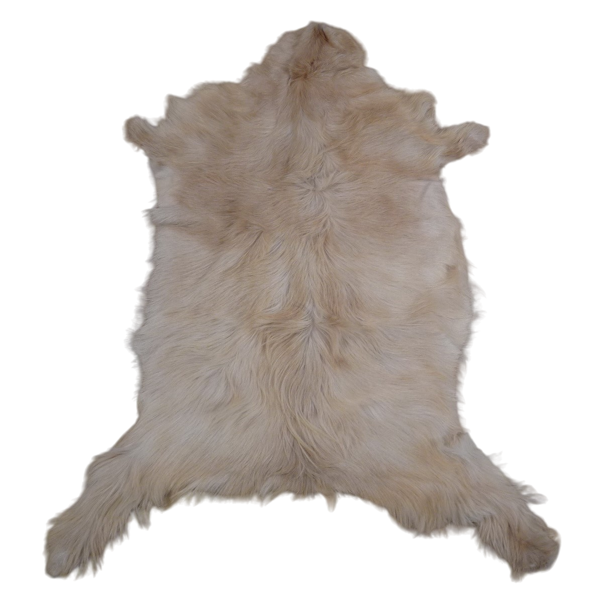 Ziegenfell beige-hellbraun 115x65cm #156