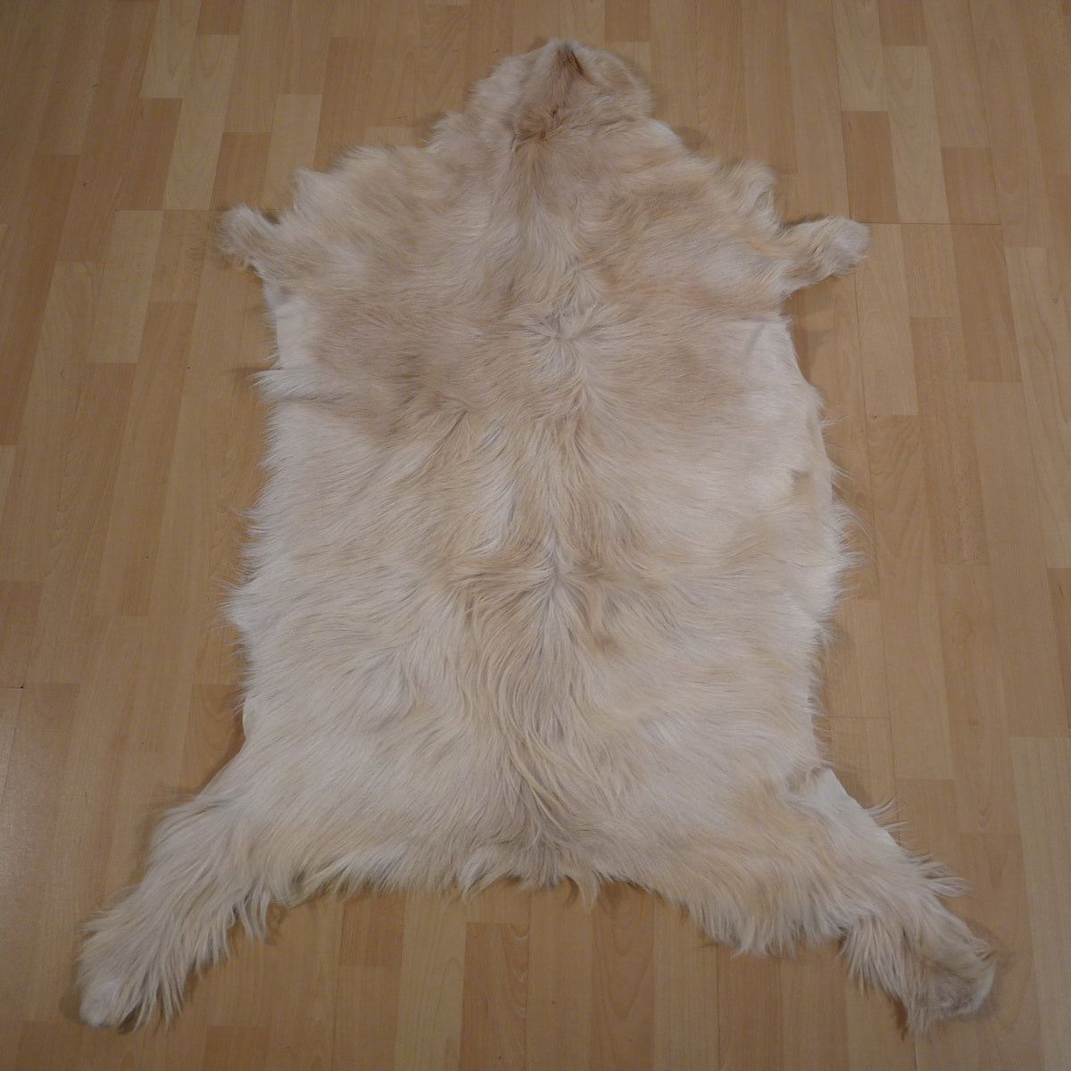 Ziegenfell beige-hellbraun 115x65cm #156