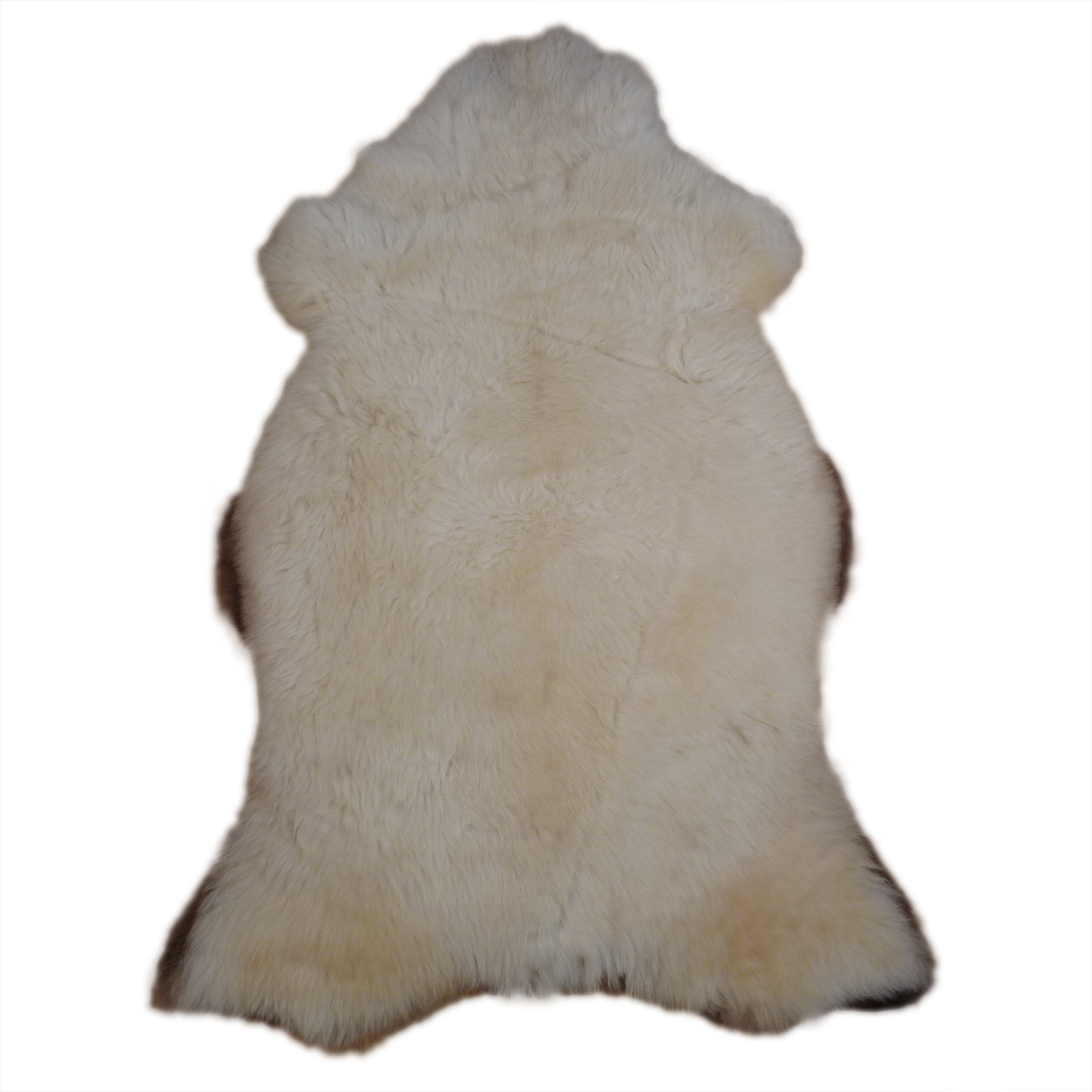 Exklusives Unikat Schaffell beige - braun 155x90cm #15830