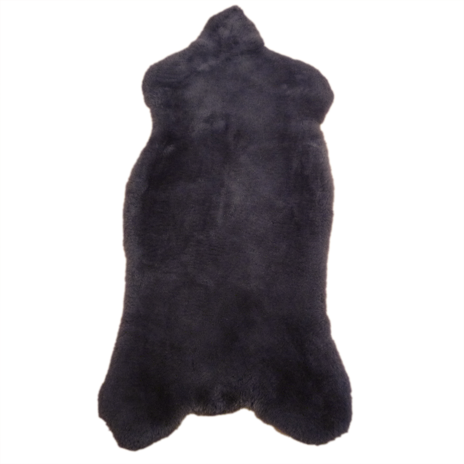 Exklusives Unikat Schaffell anthrazit - grau 160x75cm #15834