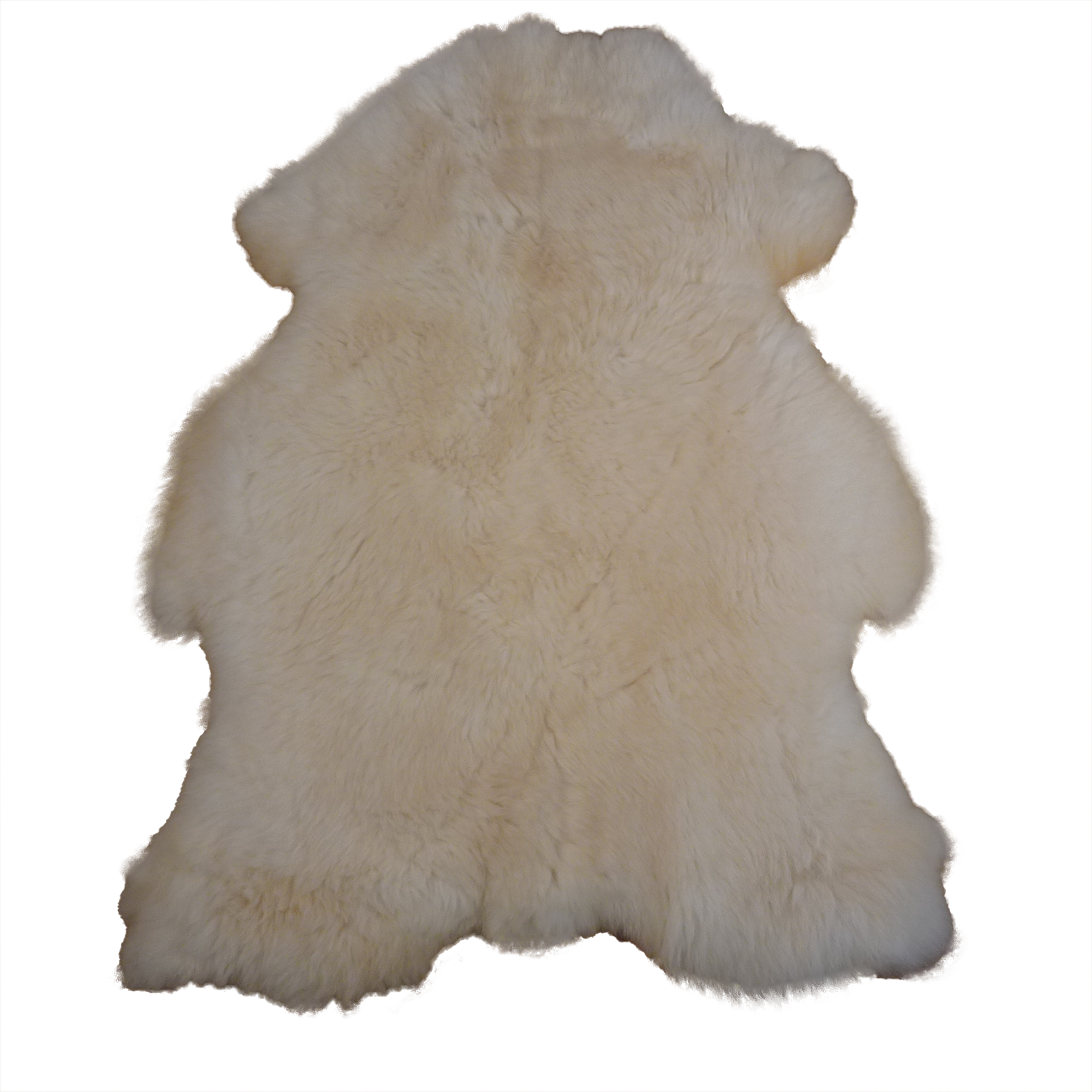 Exklusives Unikat Schaffell weiß - beige 140x100cm #15838