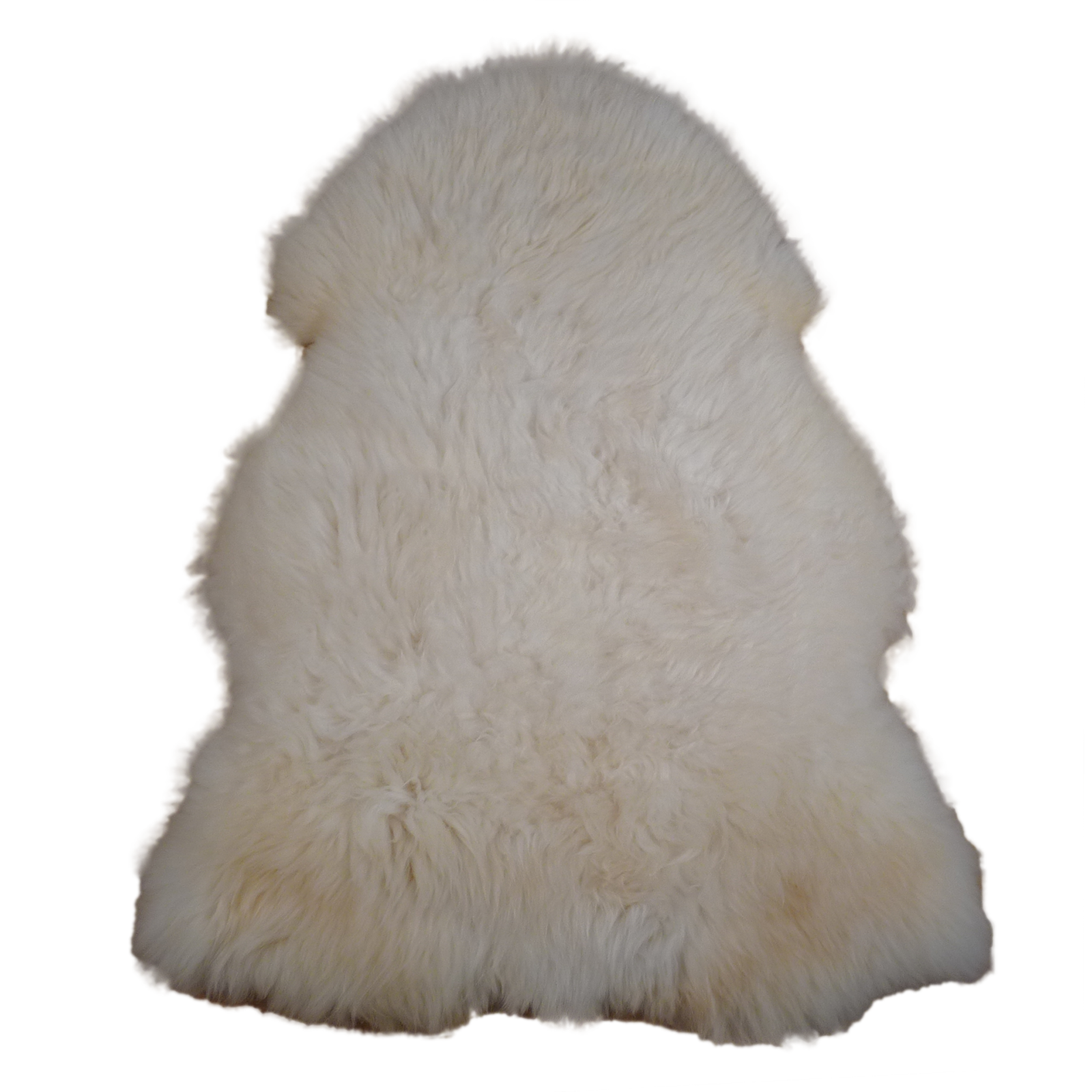 Exklusives Unikat Schaffell weiß - beige 140x100cm #15839