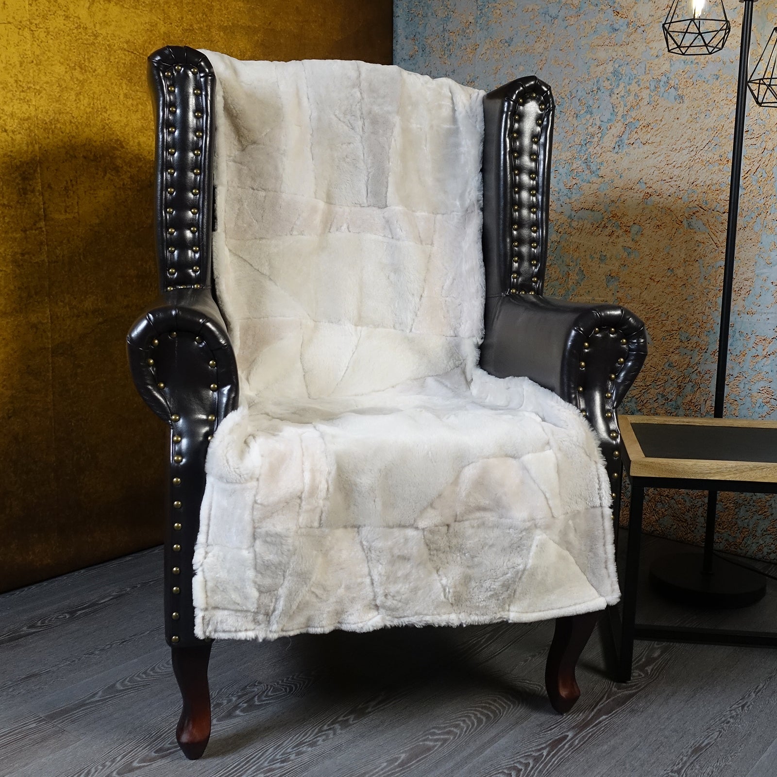 Echter Pelzläufer PL-278 Fellläufer Lammfellläufer 160x60cm creme - weiß - kurzhaar