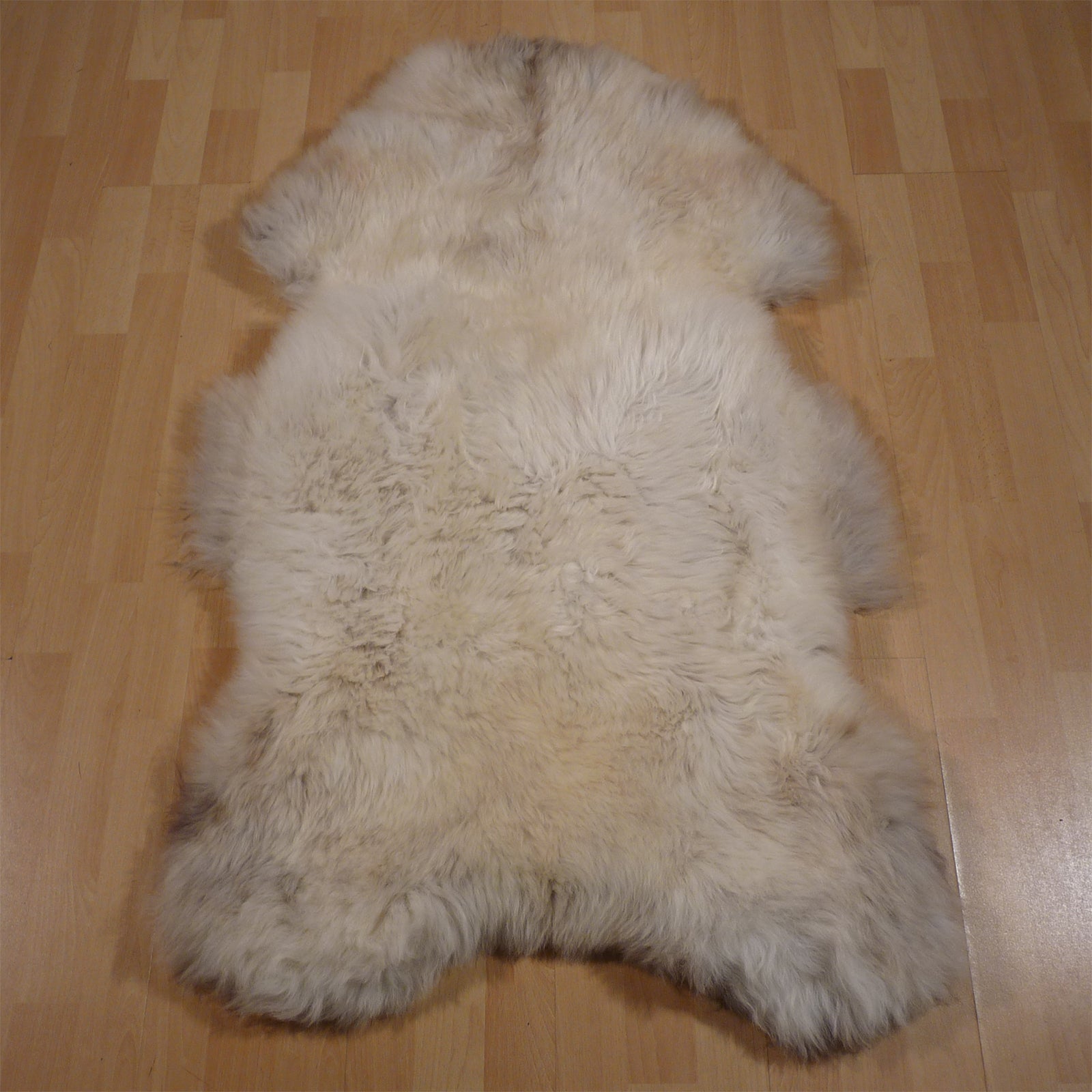 Exklusives Unikat Schaffell beige - braun 120x80cm #15176