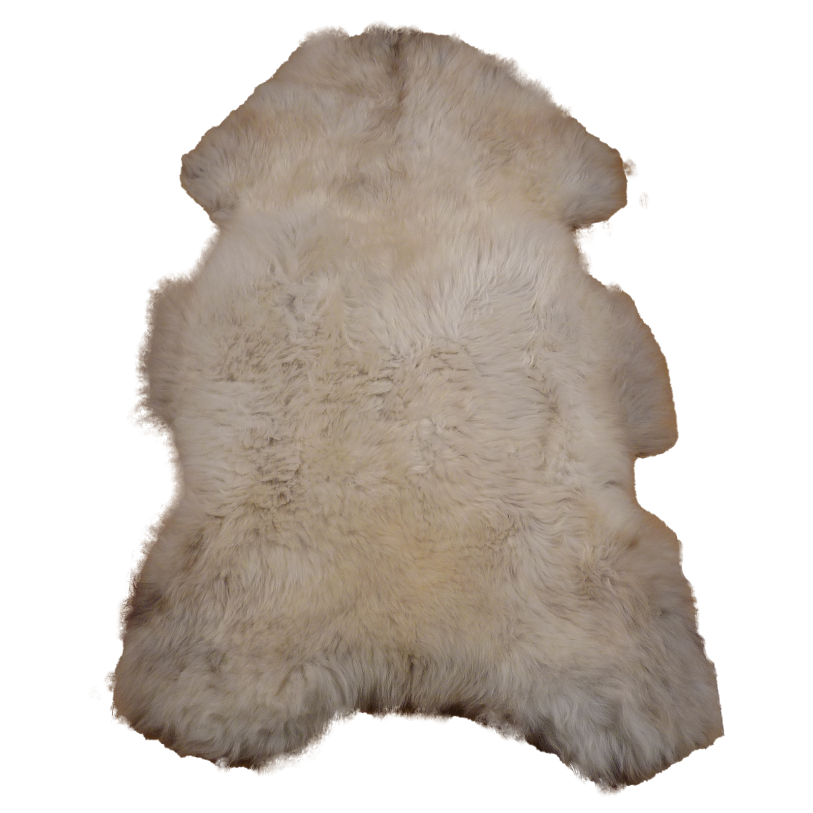 Exklusives Unikat Schaffell beige - braun 120x80cm #15176