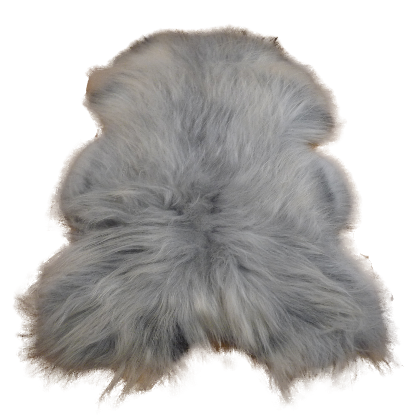 Exklusives Unikat Islandschaffell silbergrau 135x95cm #15791