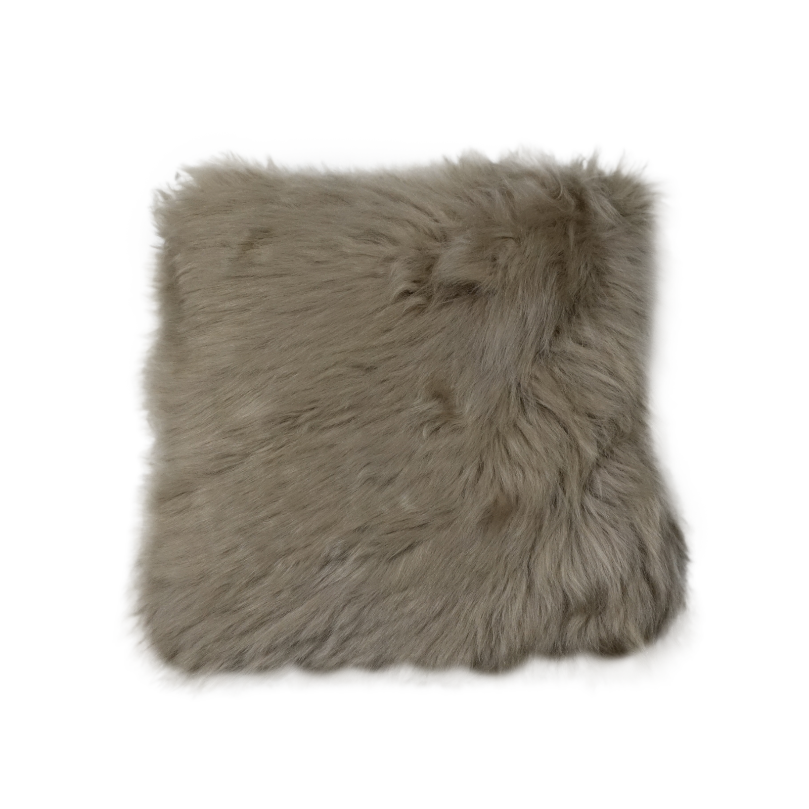 MEIWITT® Schaffellkissen Kissen aus echtem Schaffell hellbraun kashmir
